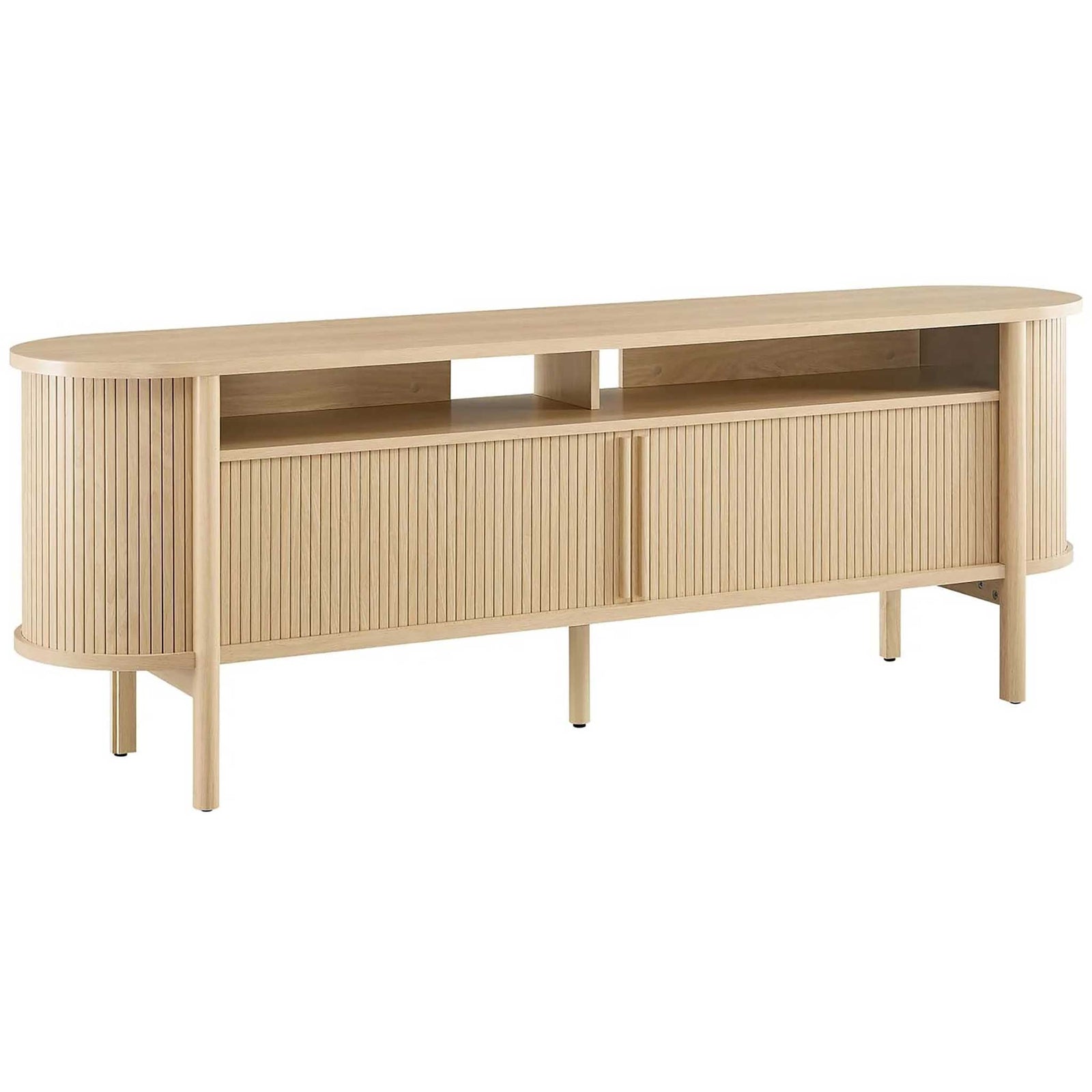 Fluted TV Stands & Media Consoles