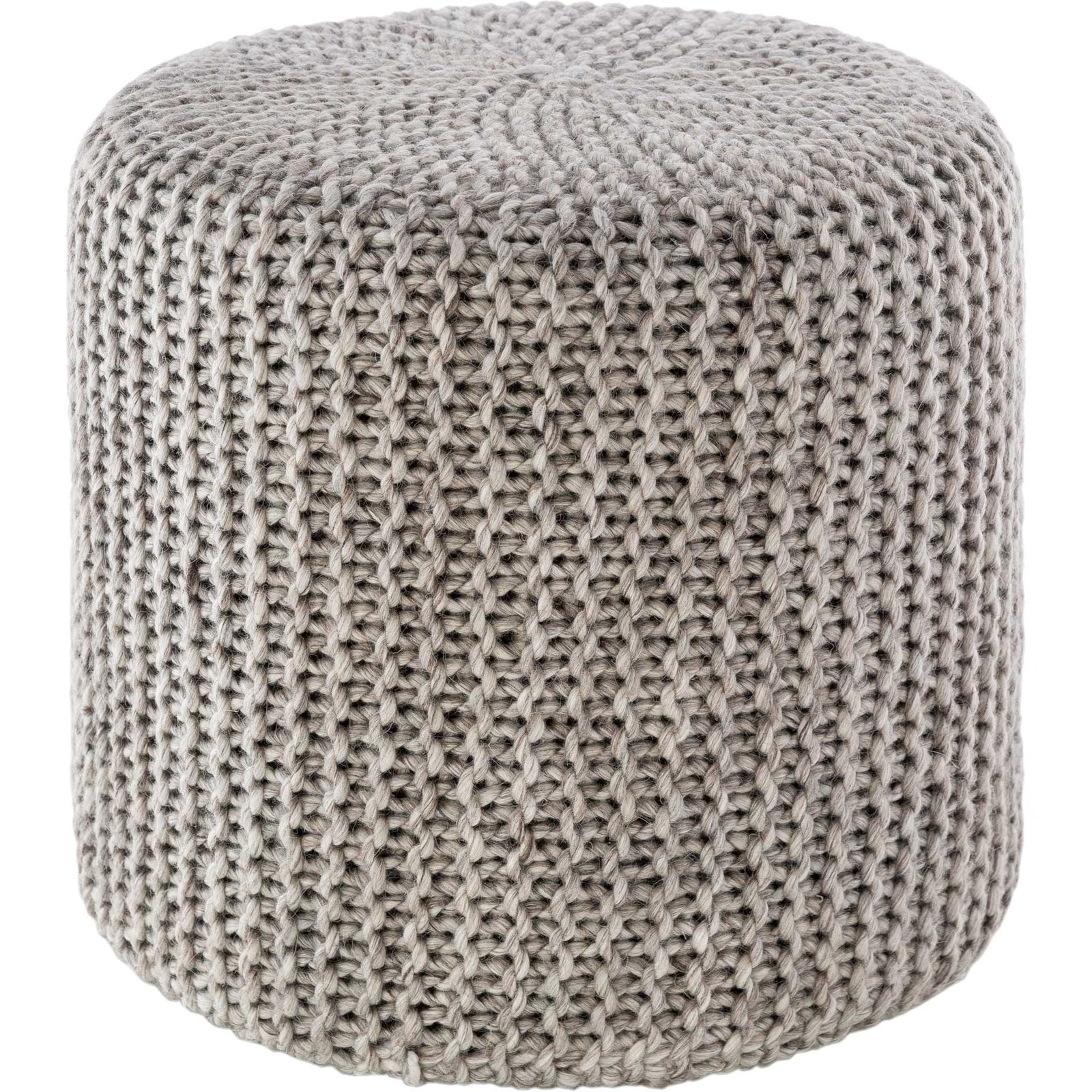 Gray Poufs