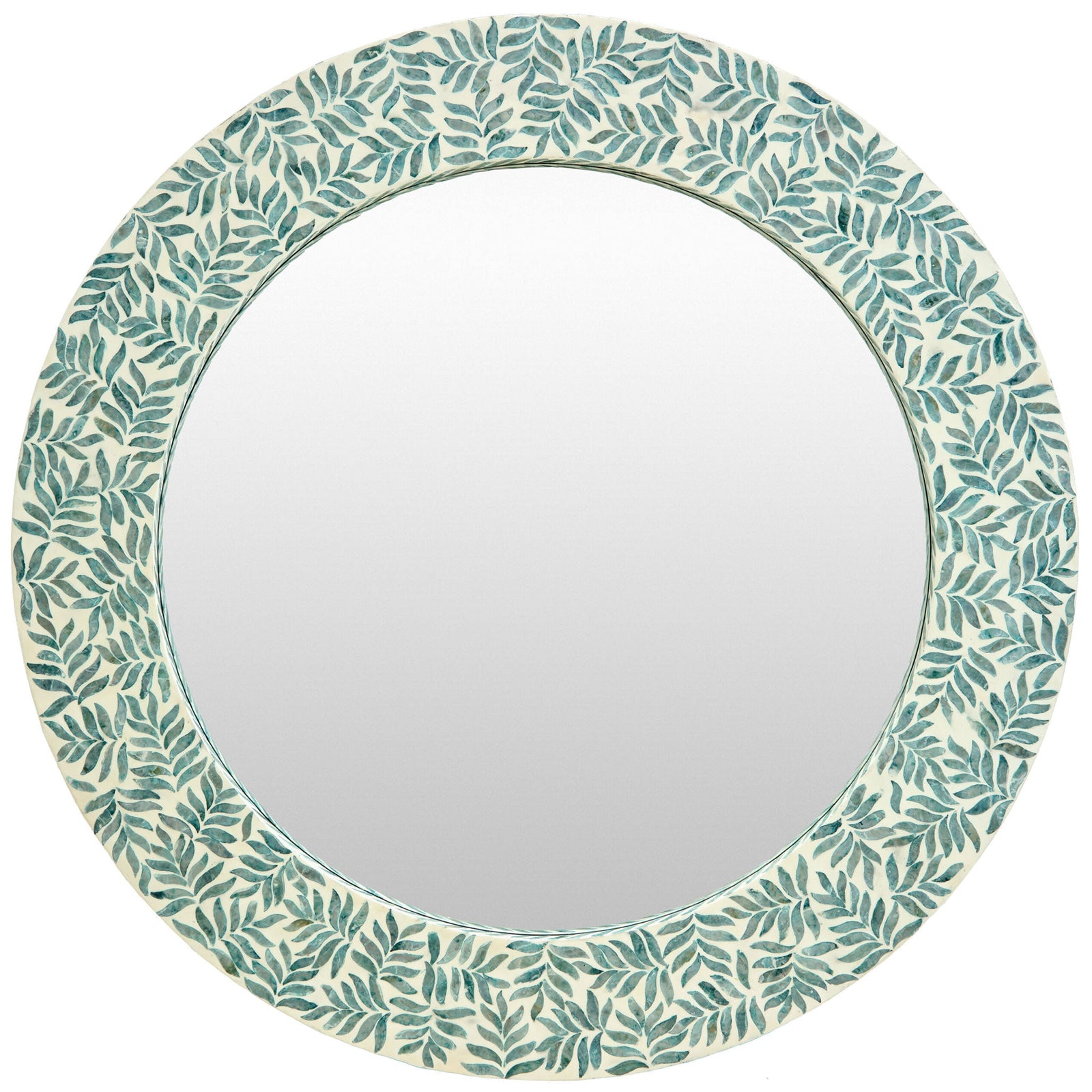 Bone Inlay & Shell Wall Mirrors