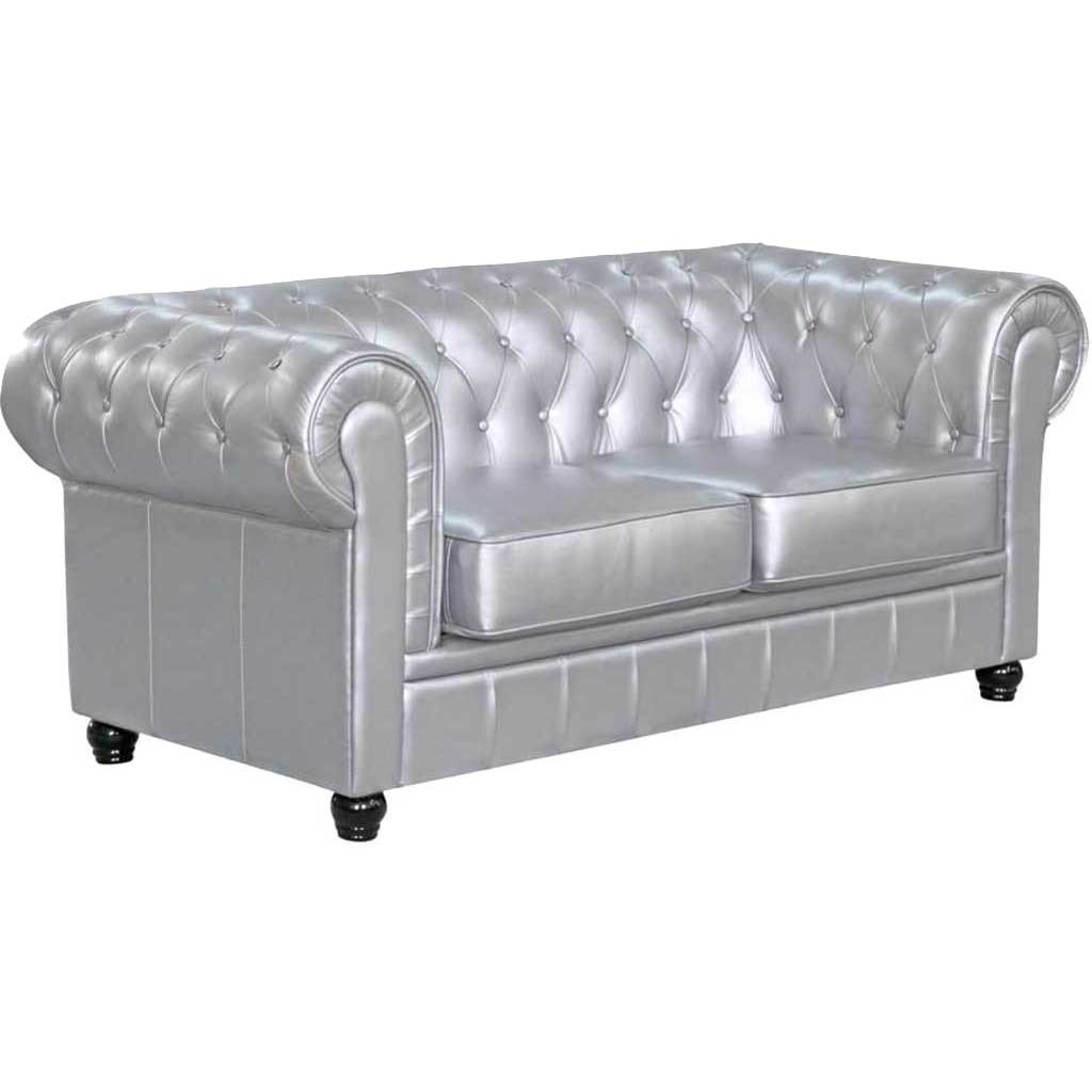 Chorus Loveseat Silver