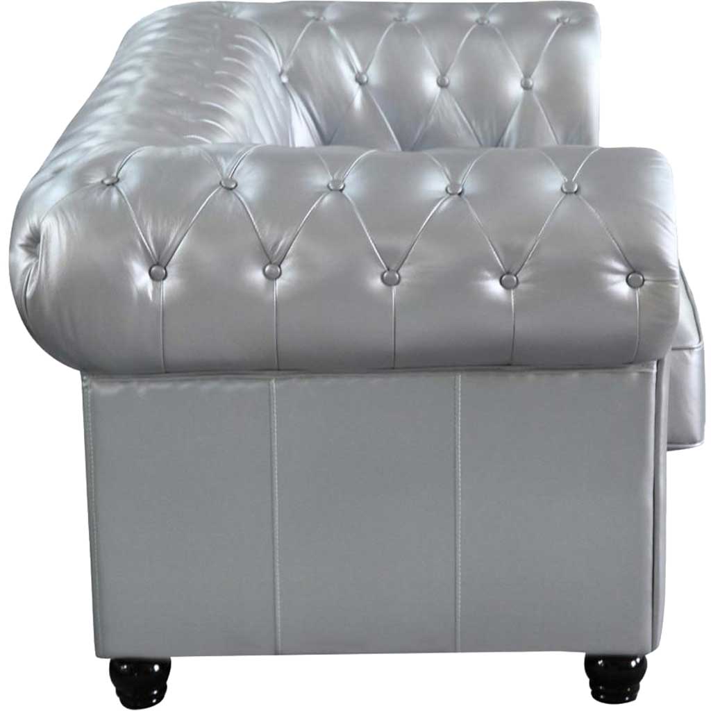 Chorus Loveseat Silver