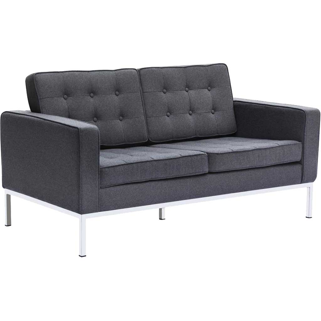 Belmont Loveseat in Wool Gray