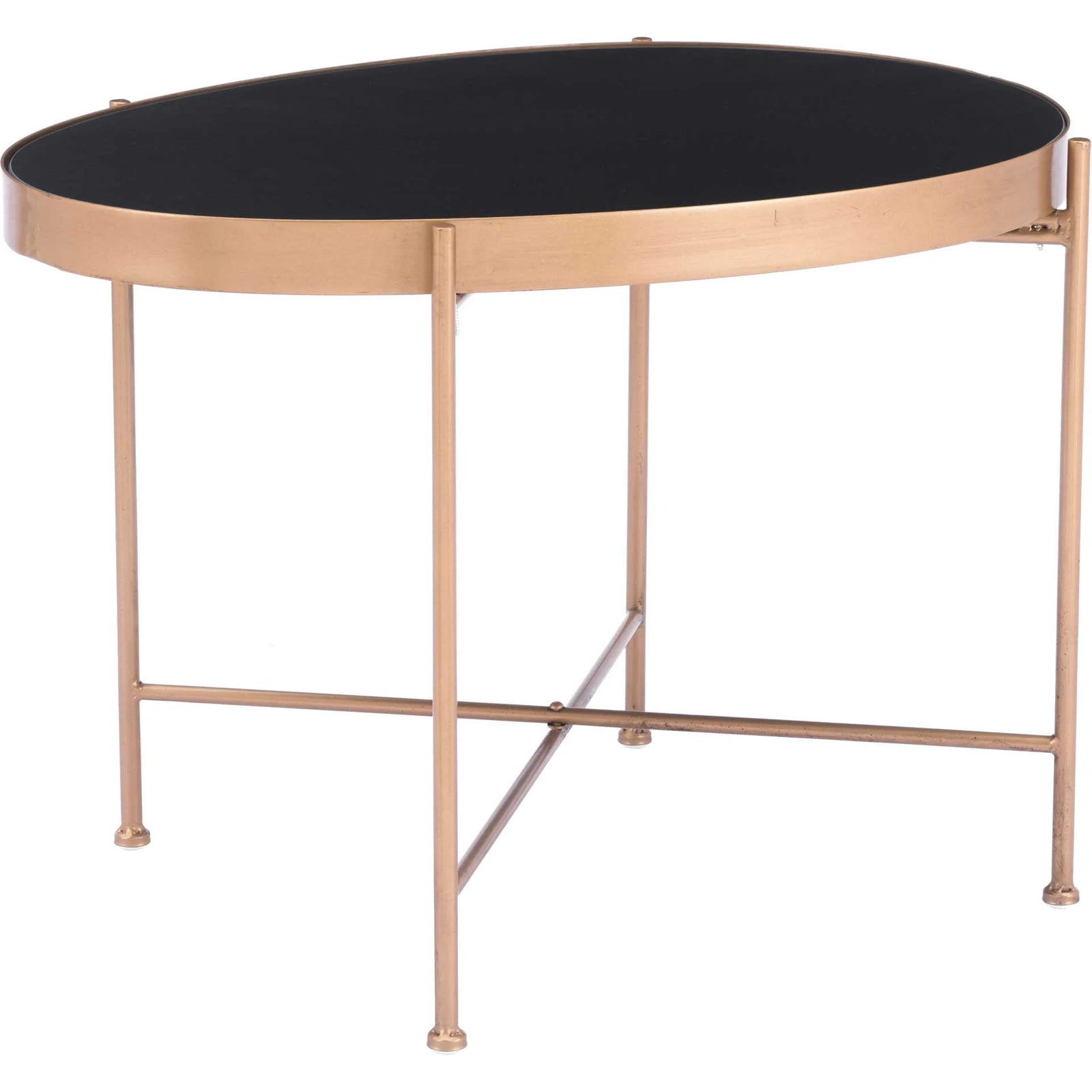 Gotta End Table Black/Gold