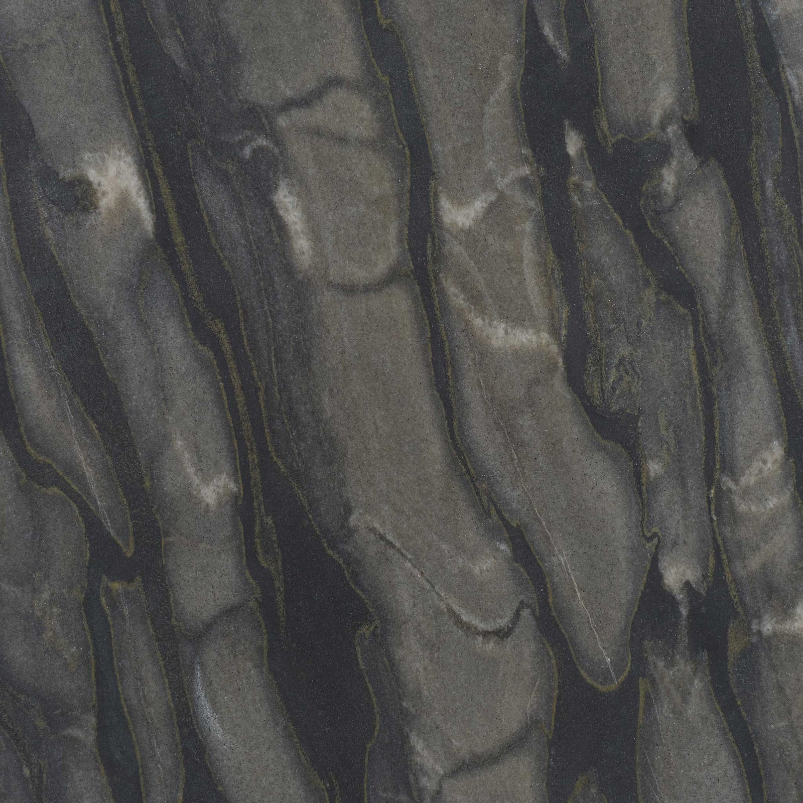 Gray and black marble surface with dynamic, natural veining || ACC4604A || swatch_studio