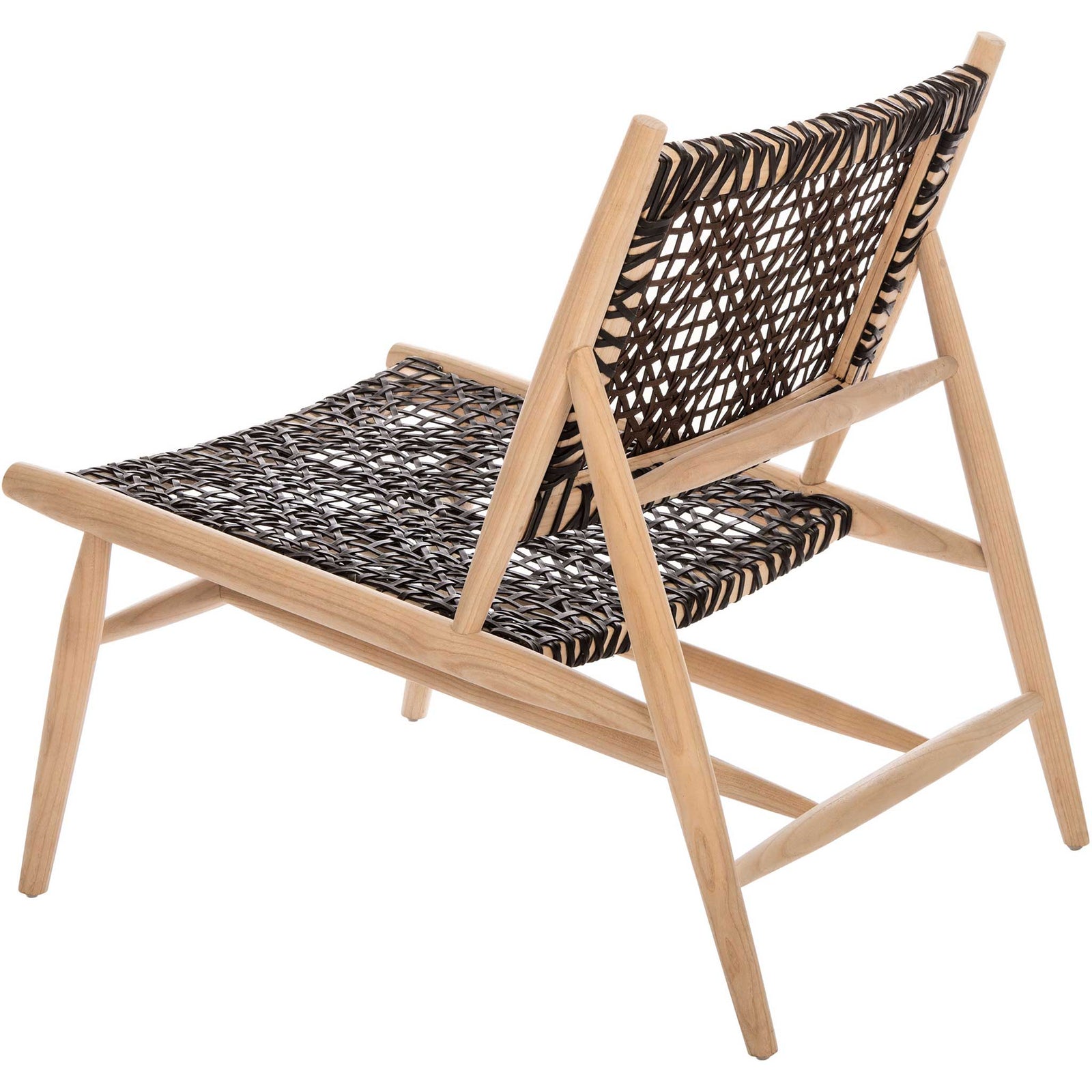 Baize Accent Chair Brown/Natural