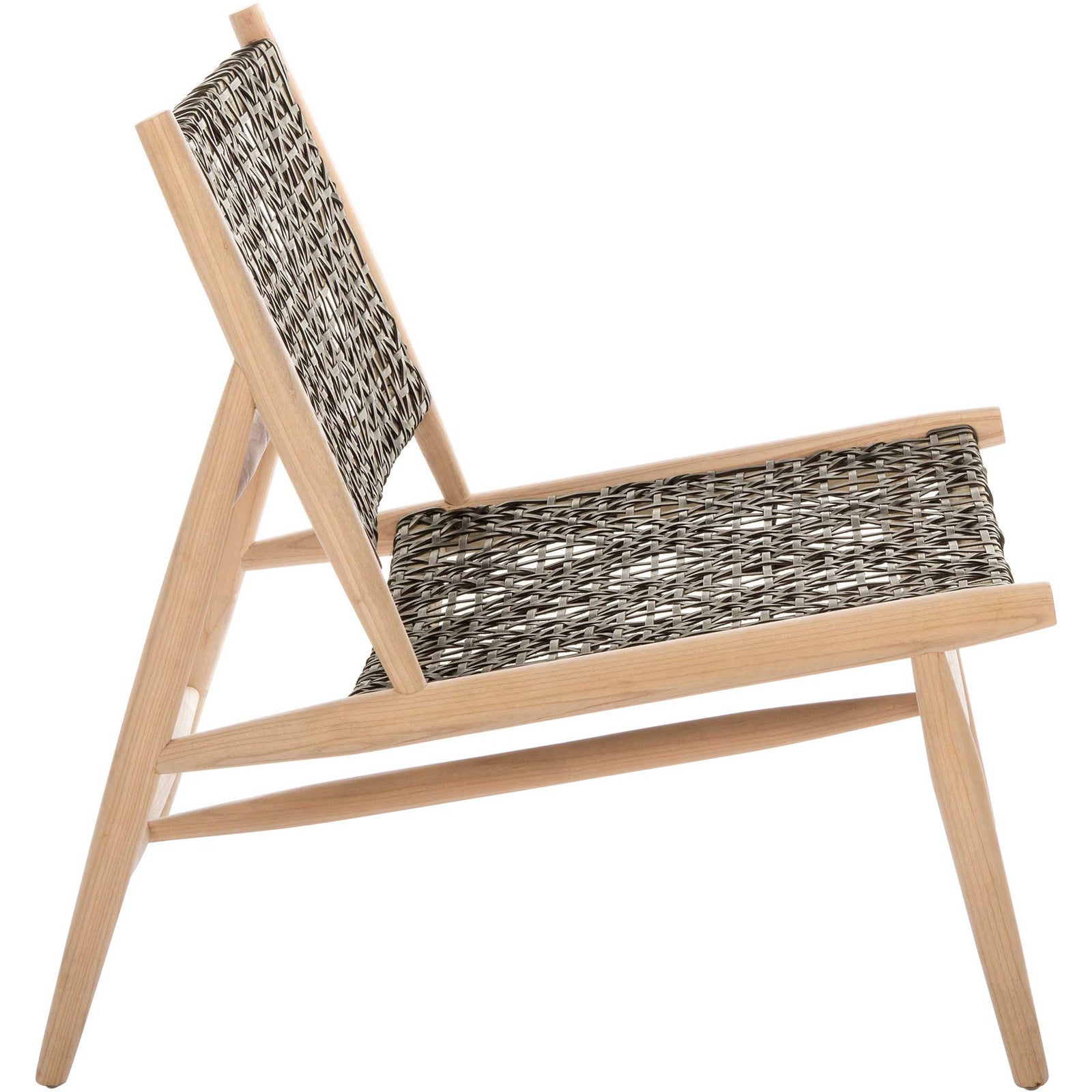 Baize Accent Chair Brown/Natural