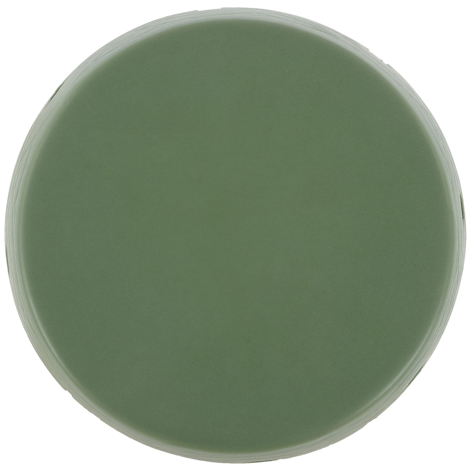 Smooth moss green ceramic seat provides space for a book, drink, or plant. || ACS4597B || top_studio