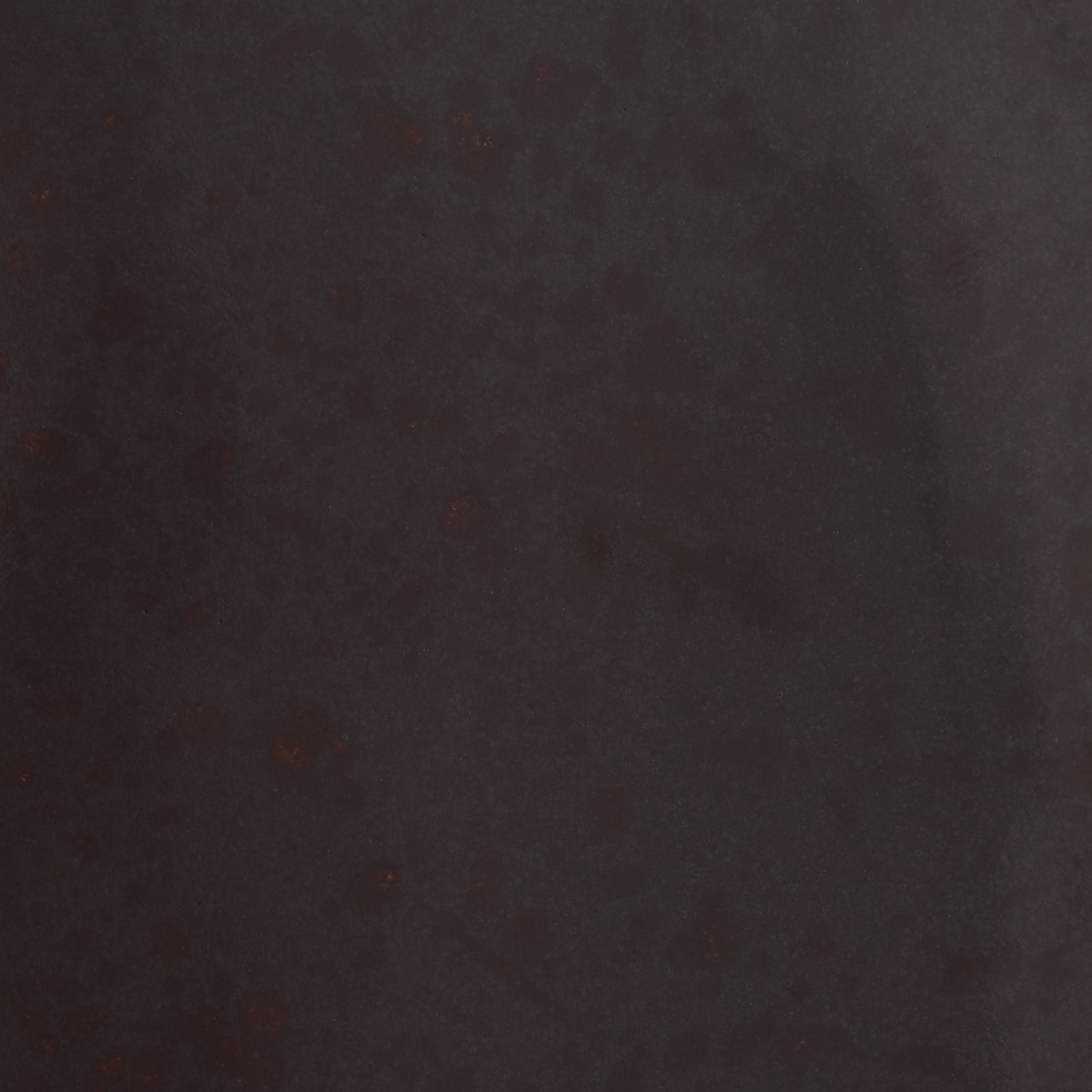 Dark brown ceramic glaze reveals subtle reddish mottling and tonal variation. || ACS4613A || swatch_studio