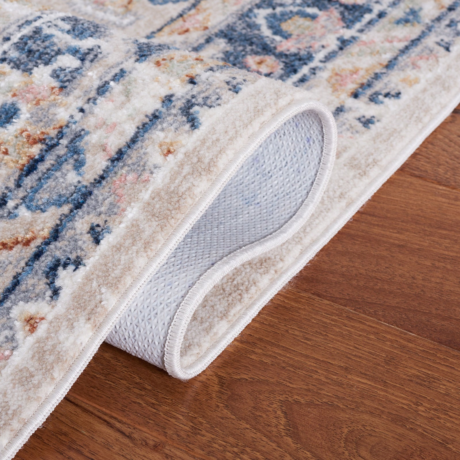 Durable cotton backing and neatly finished edges support the soft, washable surface. || BLR200B-5 || backing_room