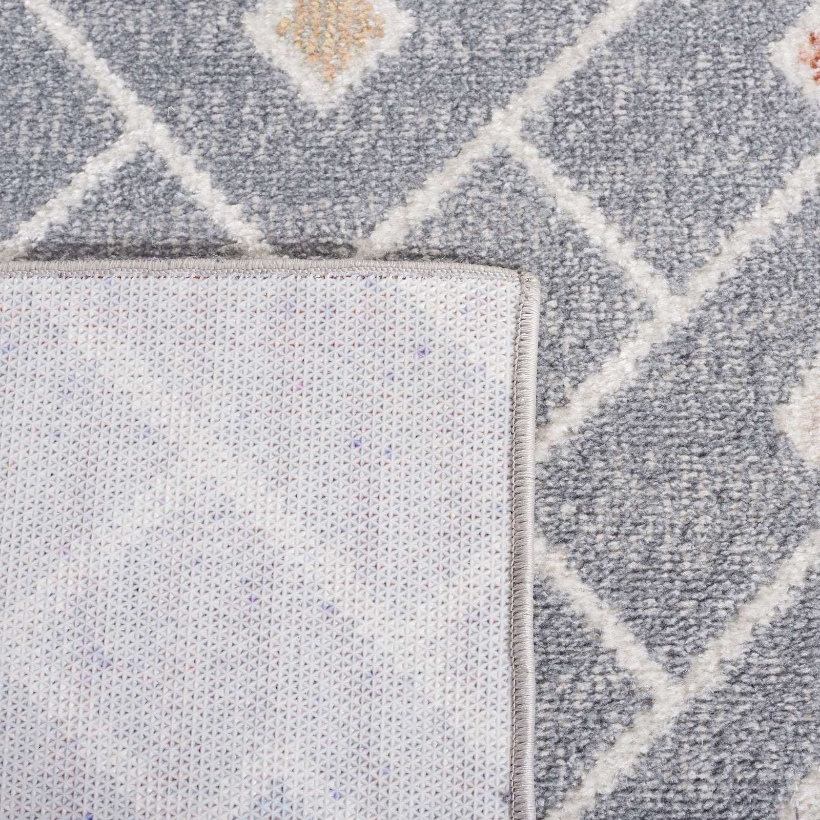Folded corner reveals textured backing and neatly finished edging || BLR230F-5 || backing_studio