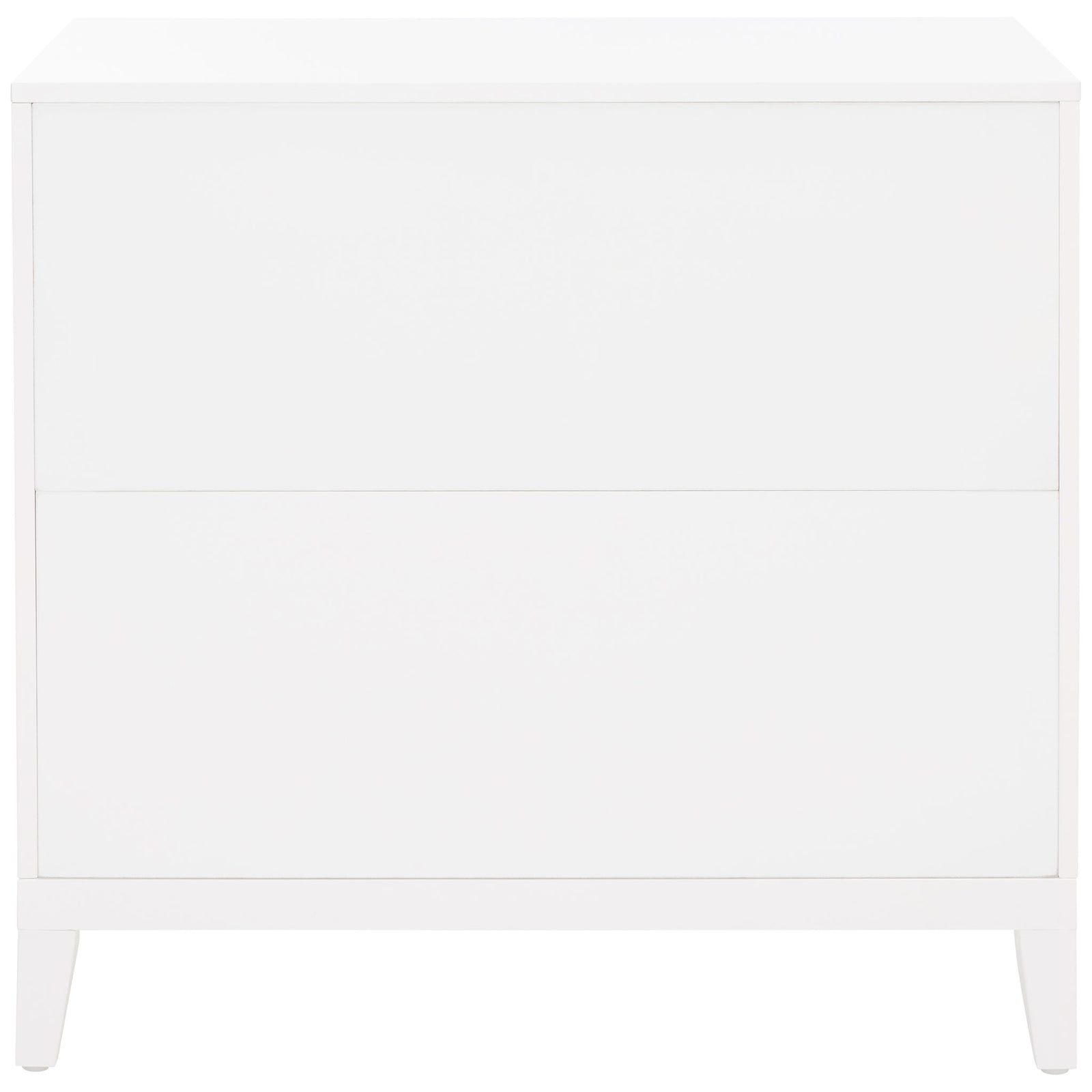 A smooth white rear panel and tapered legs give the cabinet a clean, contemporary look. || CHS5003A || back_studio
