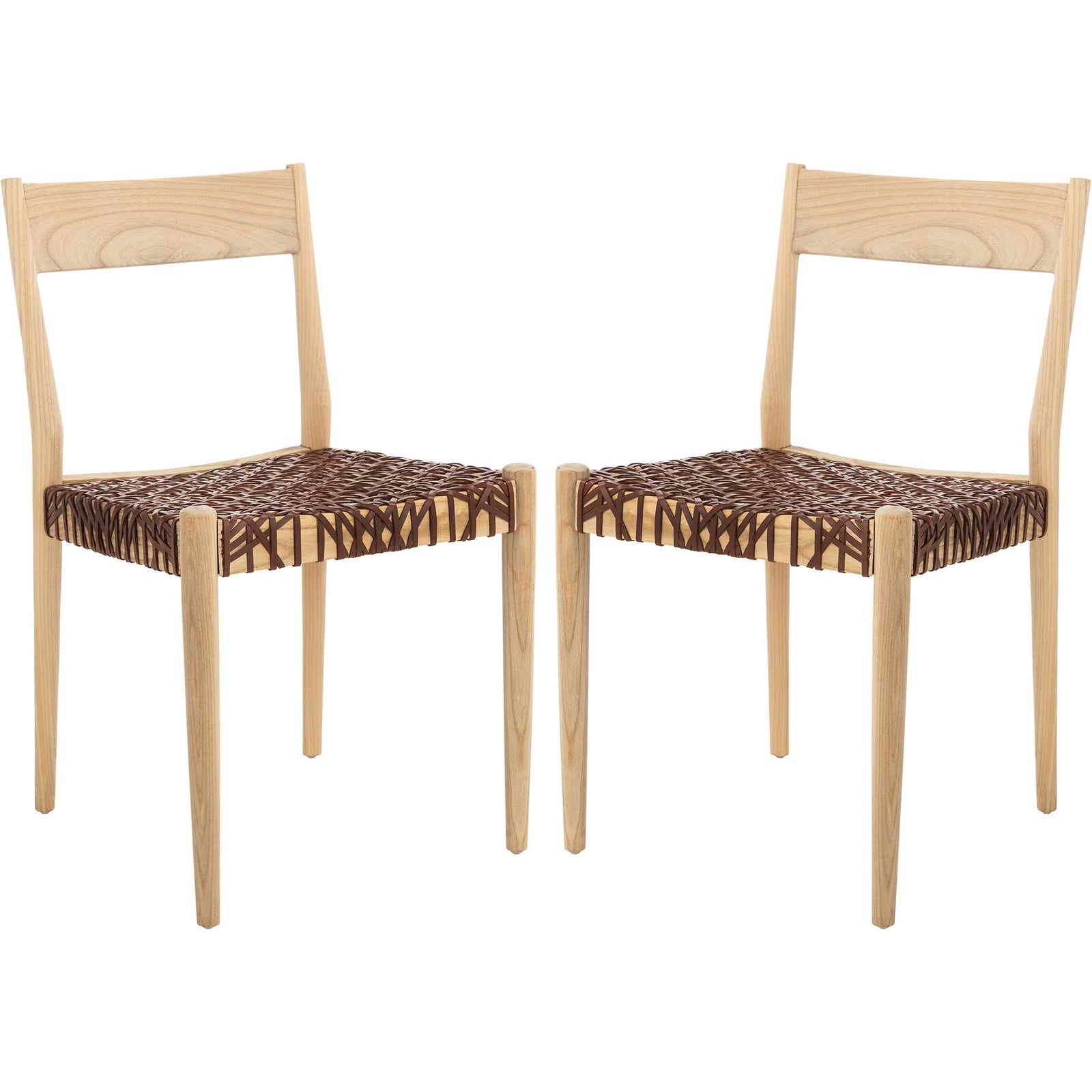 Princess Dining Chair Cognac/Natural (Set of 2)