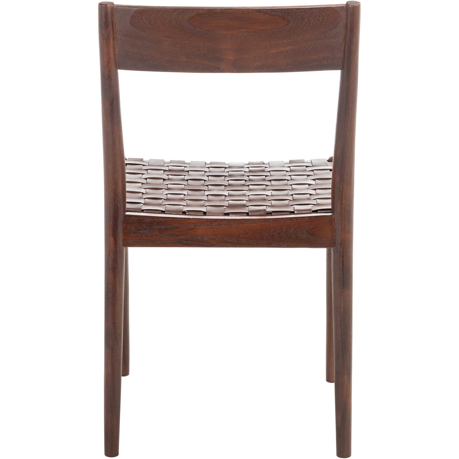 Eliza Leather Dining Chair Cognac/Brown (Set of 2)
