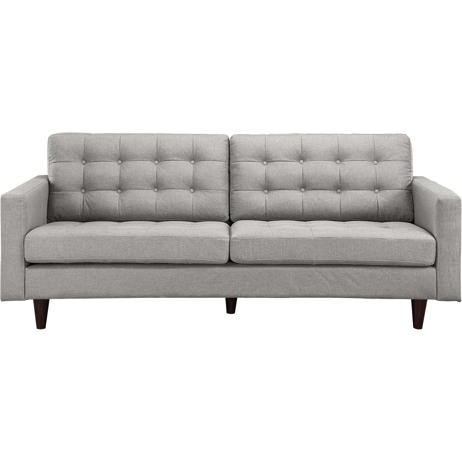 Era Upholstered Sofa Light Gray