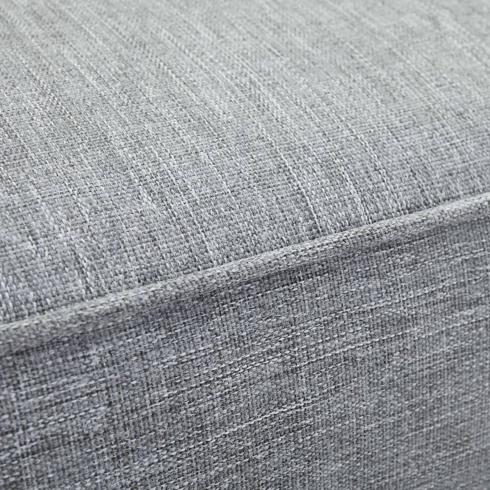 Textured gray outdoor cushion fabric shows a subtle woven pattern and durable finish || EEI-1144-NAT-GRY-SET || swatch_studio