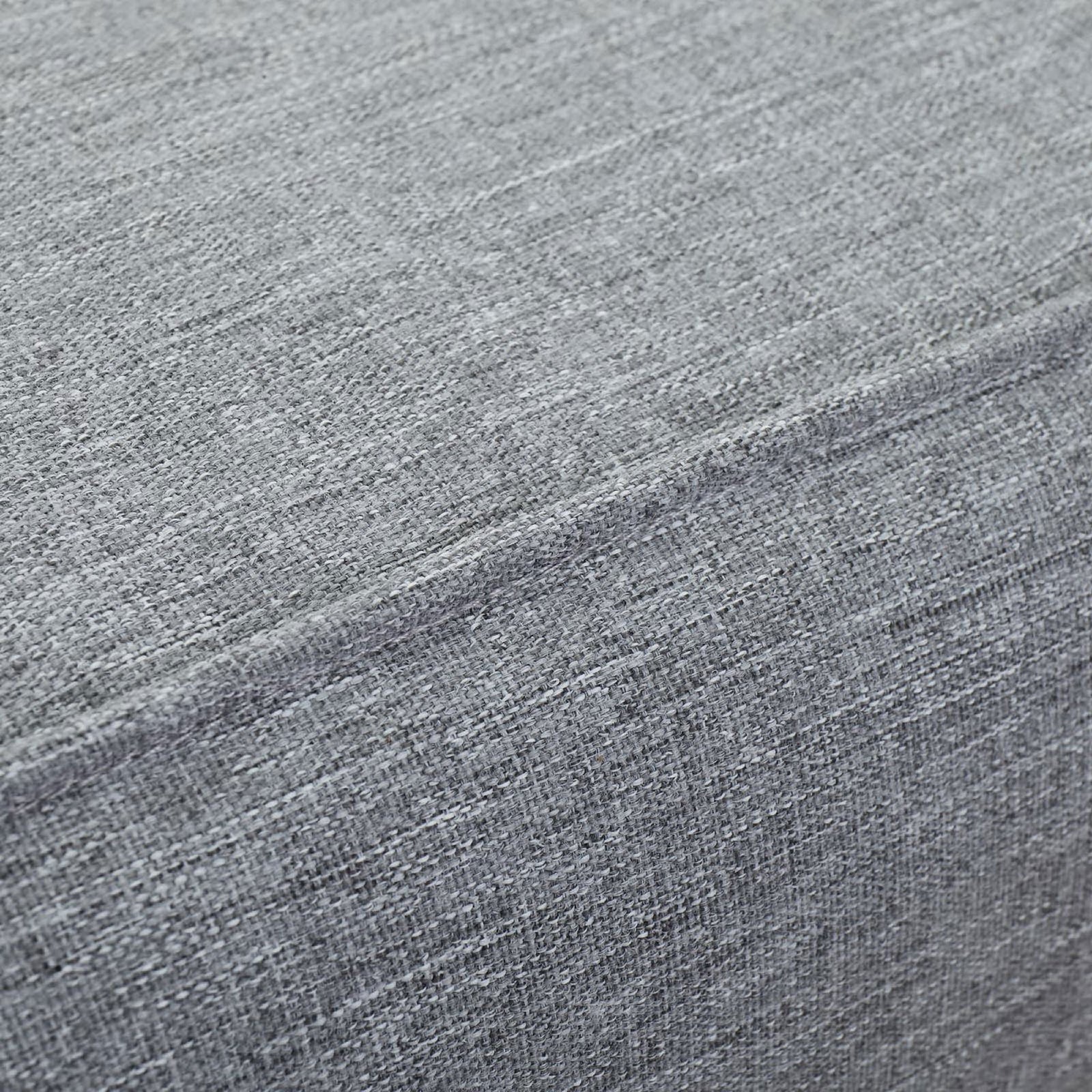 Textured gray outdoor cushion fabric with subtle woven pattern for a modern look || EEI-1151-NAT-GRY-SET || swatch_studio
