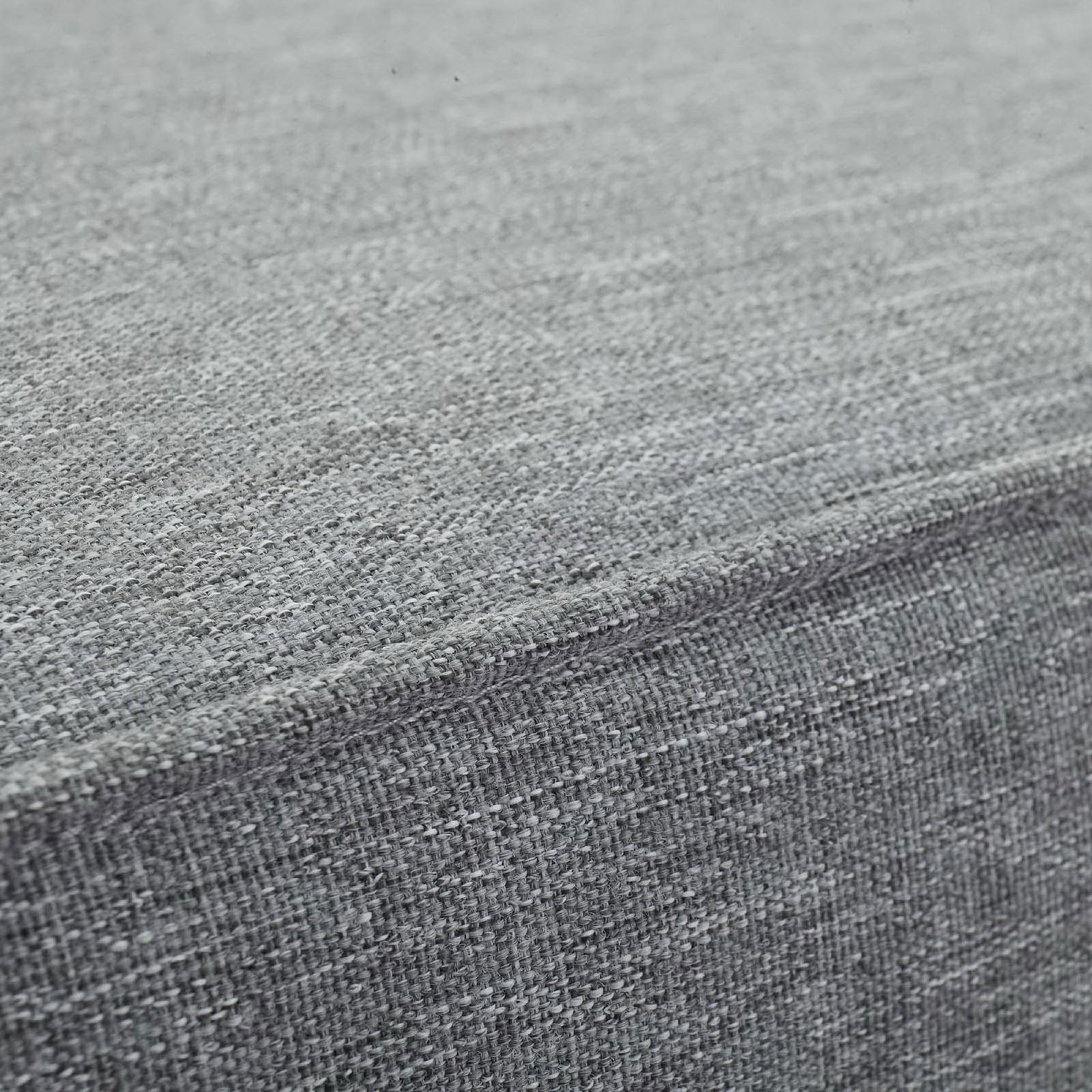 Textured gray outdoor cushion fabric with subtle woven pattern. || EEI-1152-NAT-GRY-SET || swatch_studio