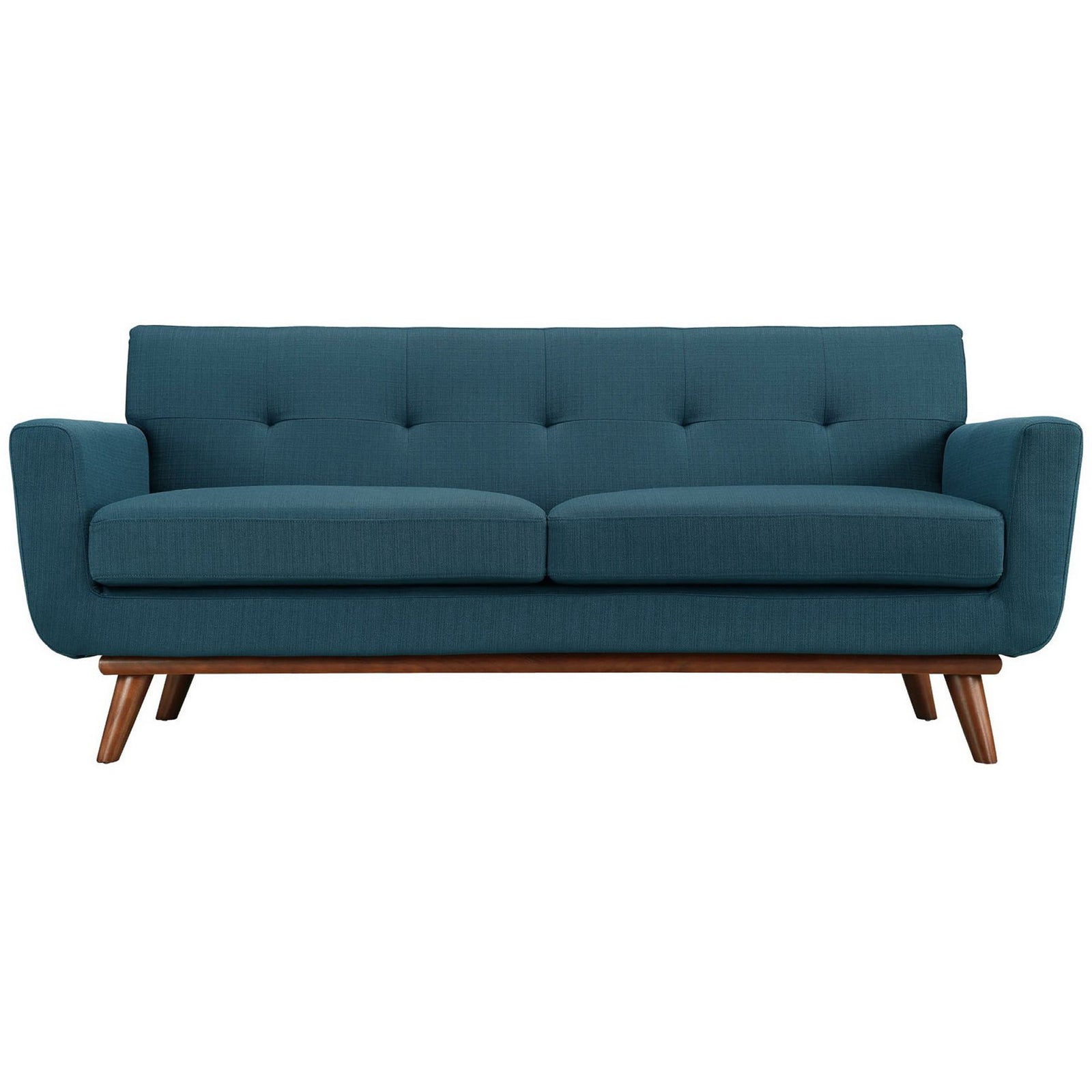 Englewood Upholstered Loveseat Azure