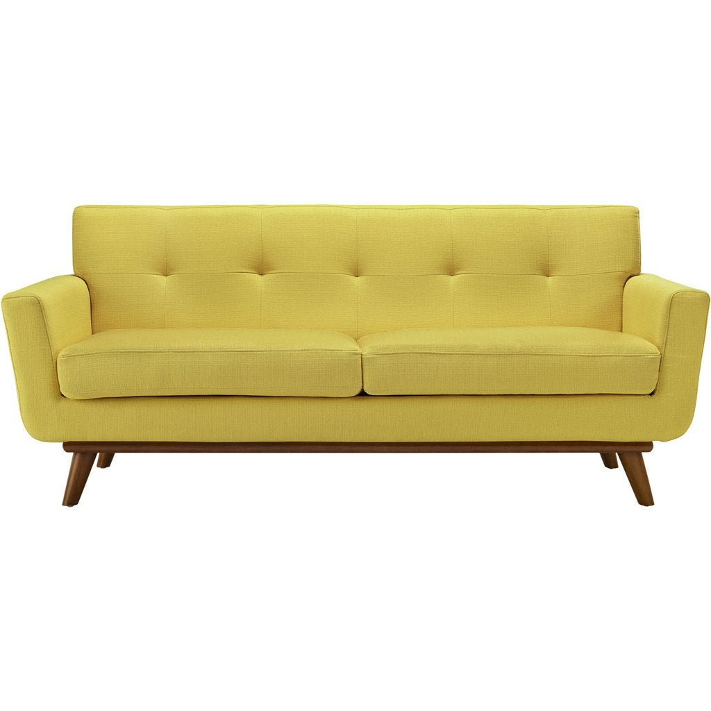 Emory Upholstered Loveseat Sunny
