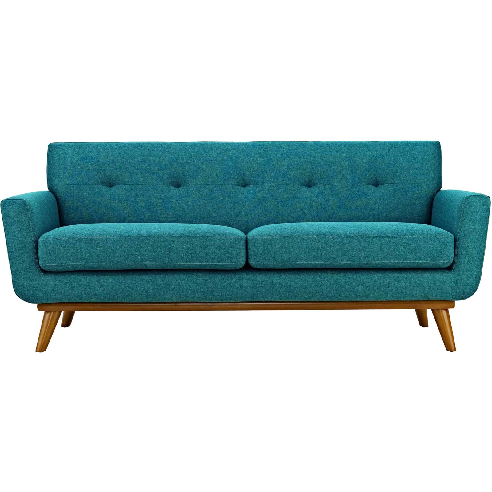 Emory Upholstered Loveseat Teal