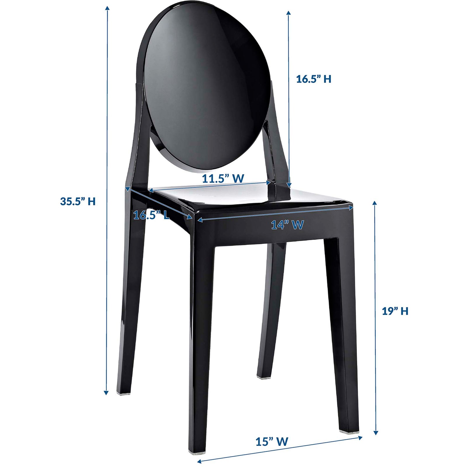 Caspian Chair Black