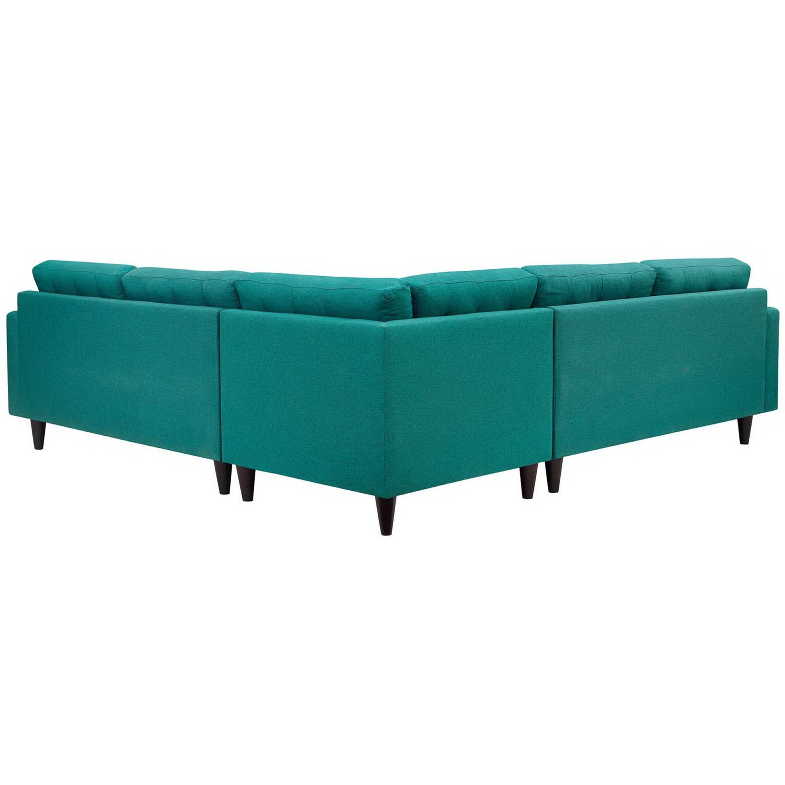 Emporia Fabric Corner Sectional Sofa Teal