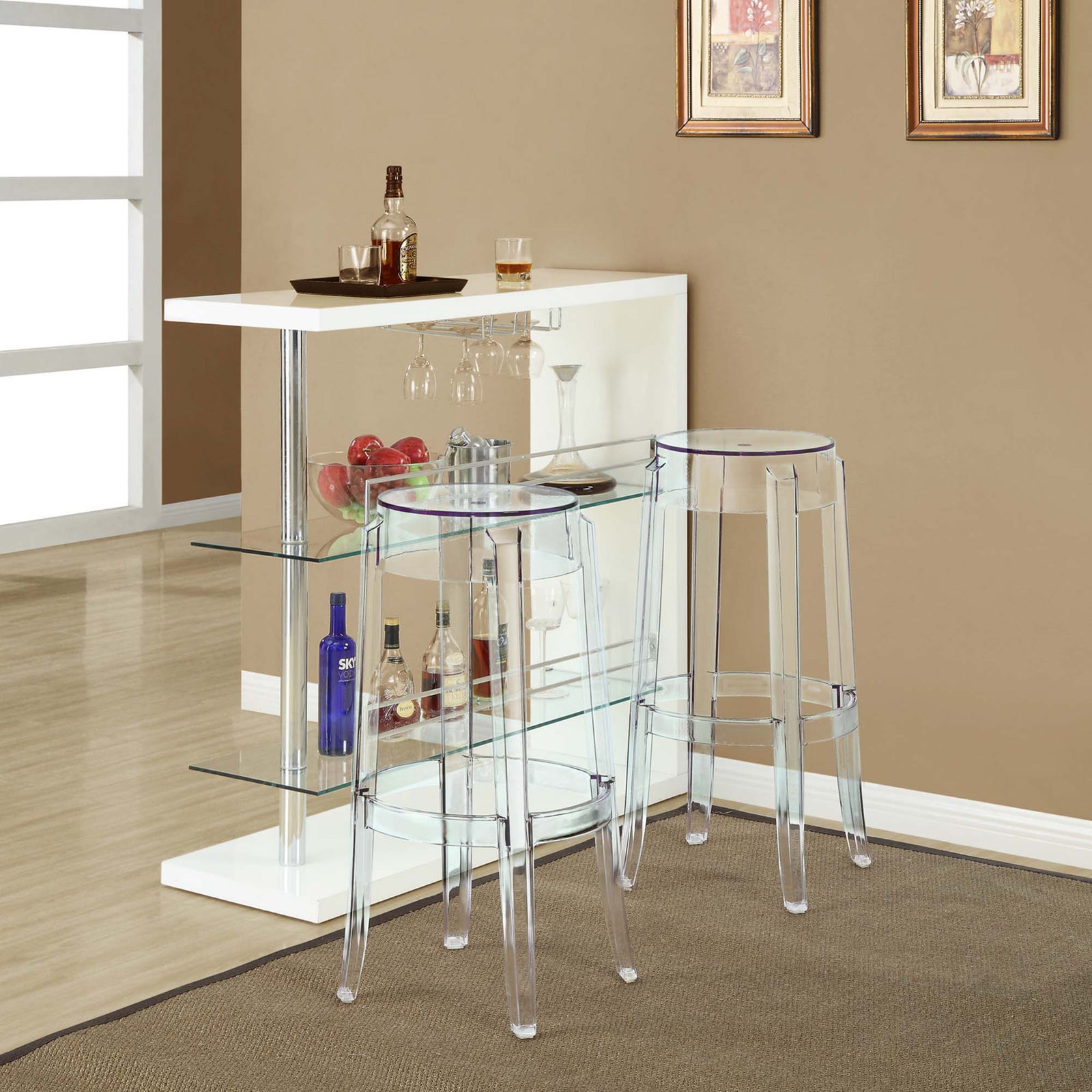 Caspian Bar Stool Clear