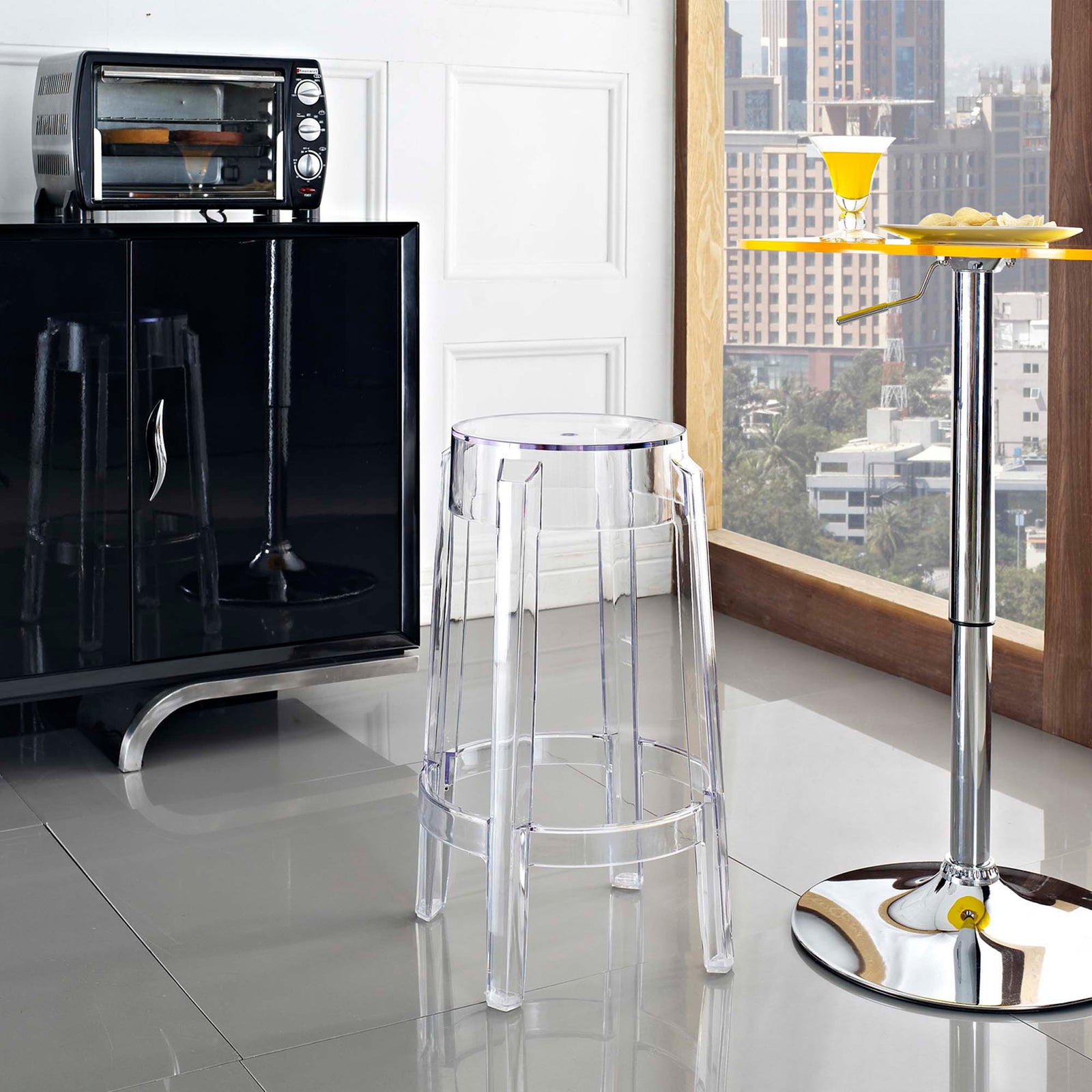 Caspian Bar Stool Clear