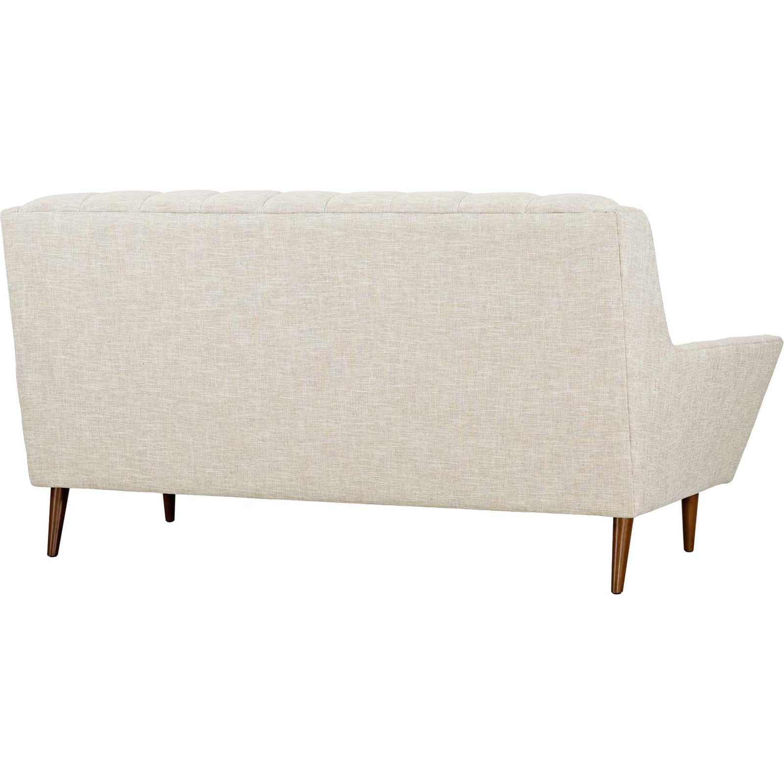 Reborn Fabric Loveseat Beige