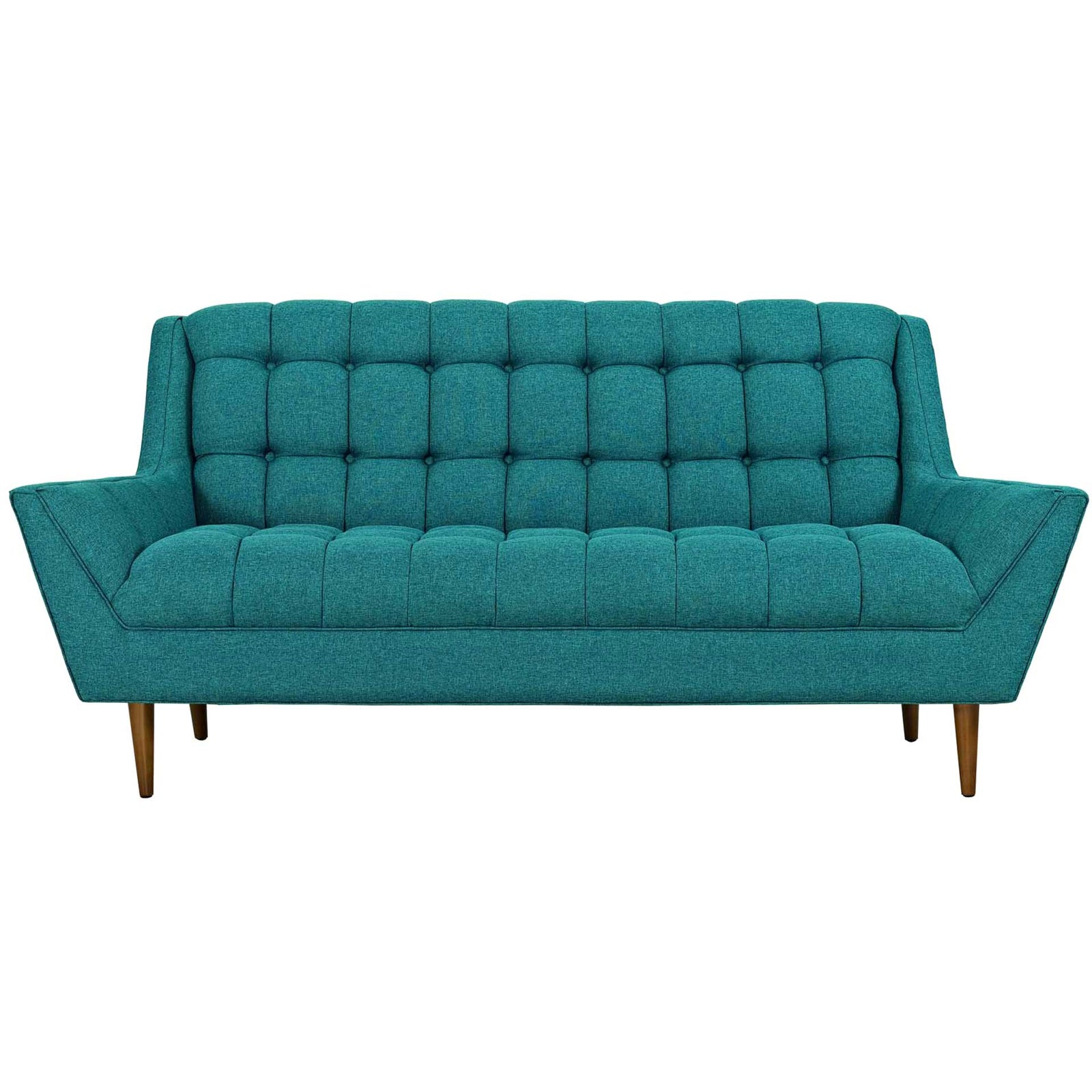Reborn Fabric Loveseat Teal