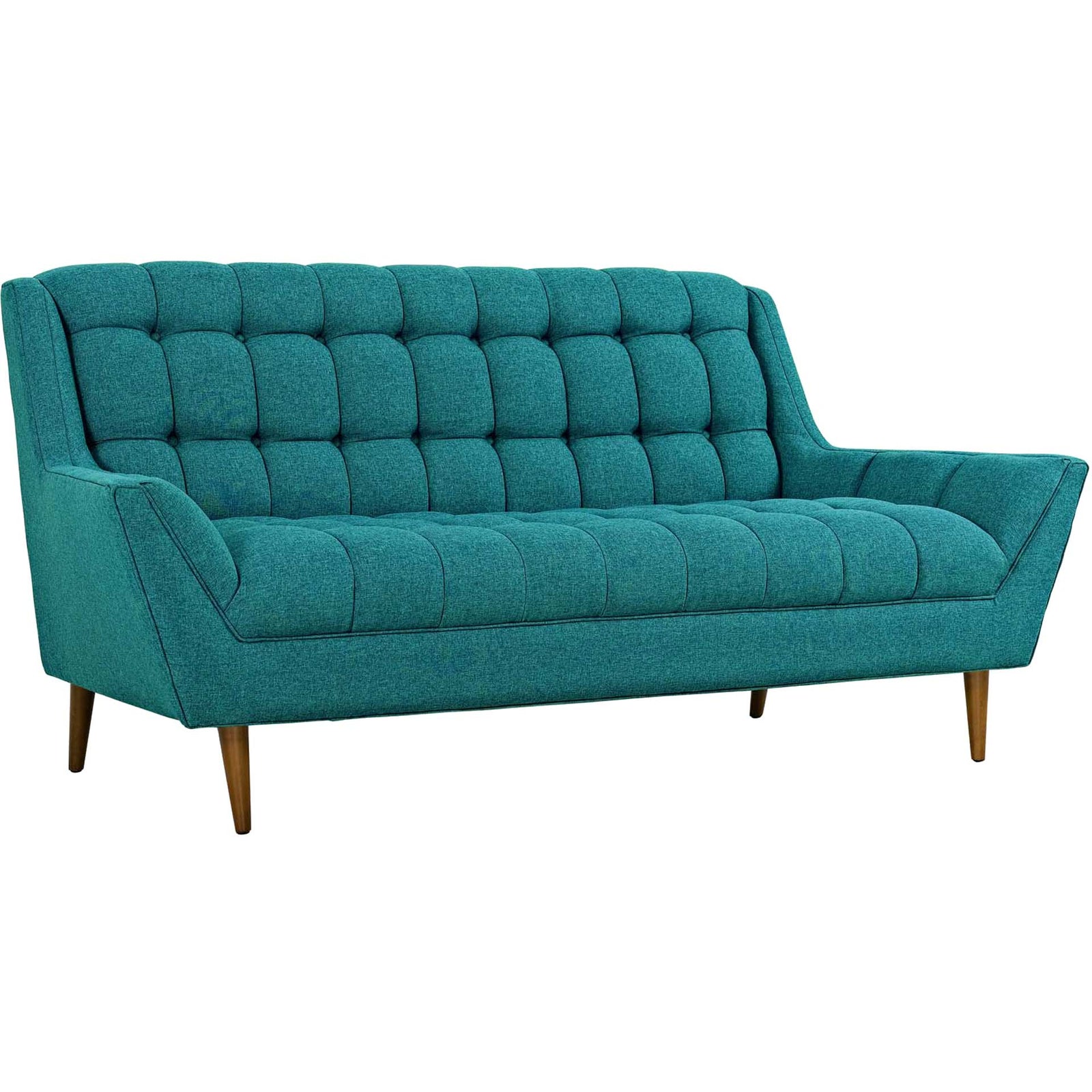 Reborn Fabric Loveseat Teal