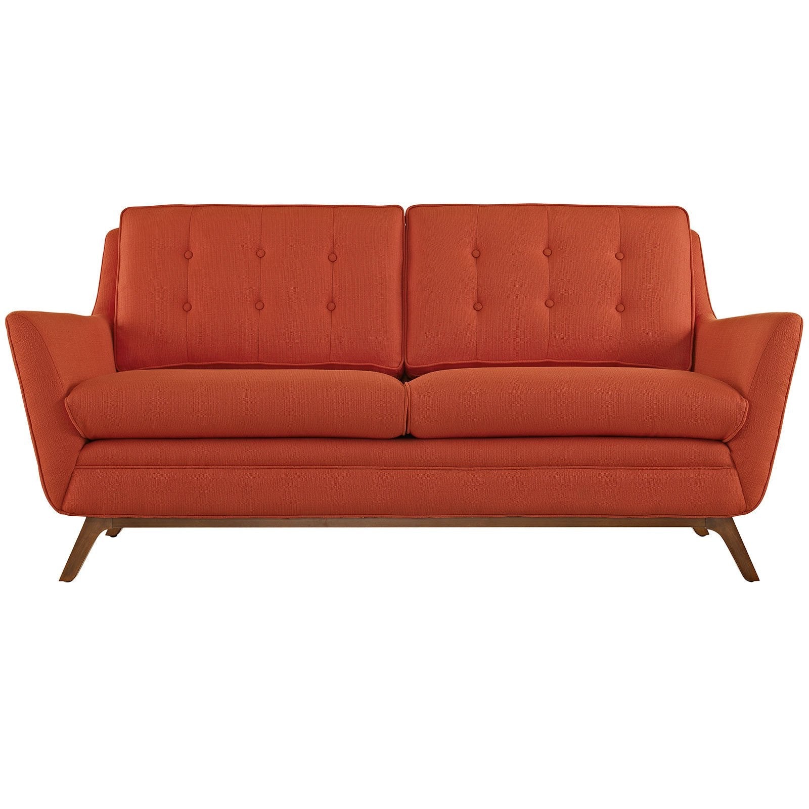Beowulf Fabric Loveseat Atomic Red