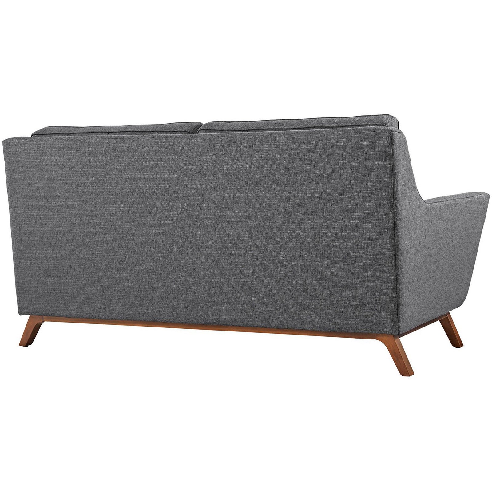 Beowulf Fabric Loveseat Gray