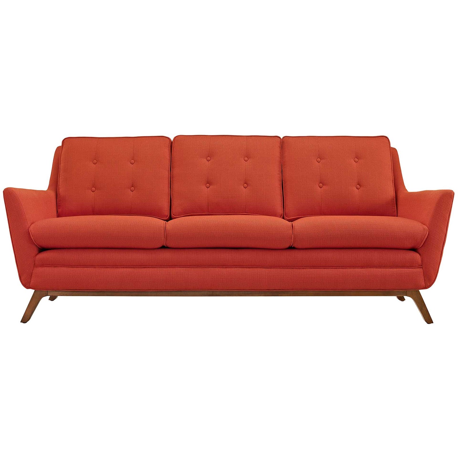 Beowulf Fabric Sofa Atomic Red