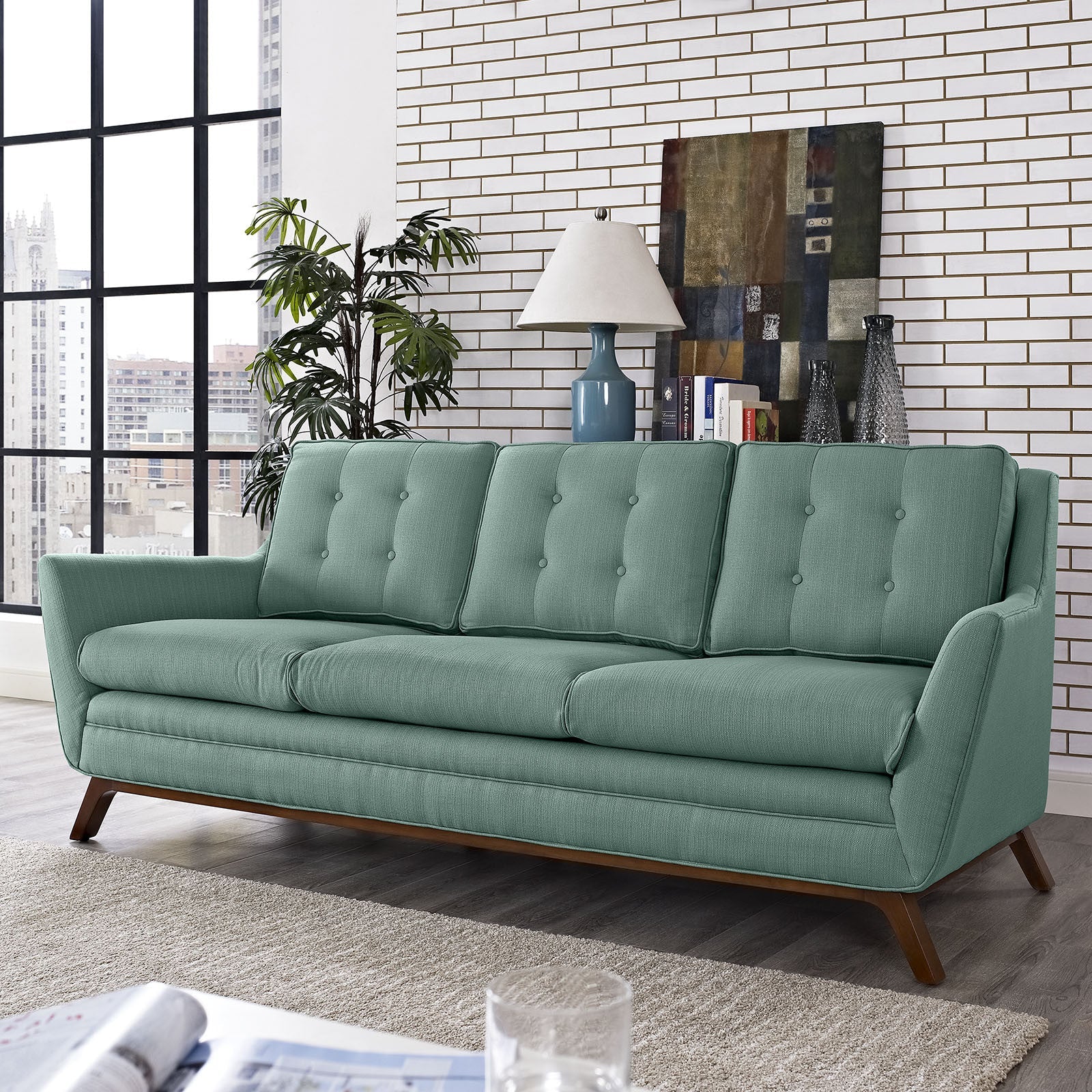 Beowulf Fabric Sofa Laguna