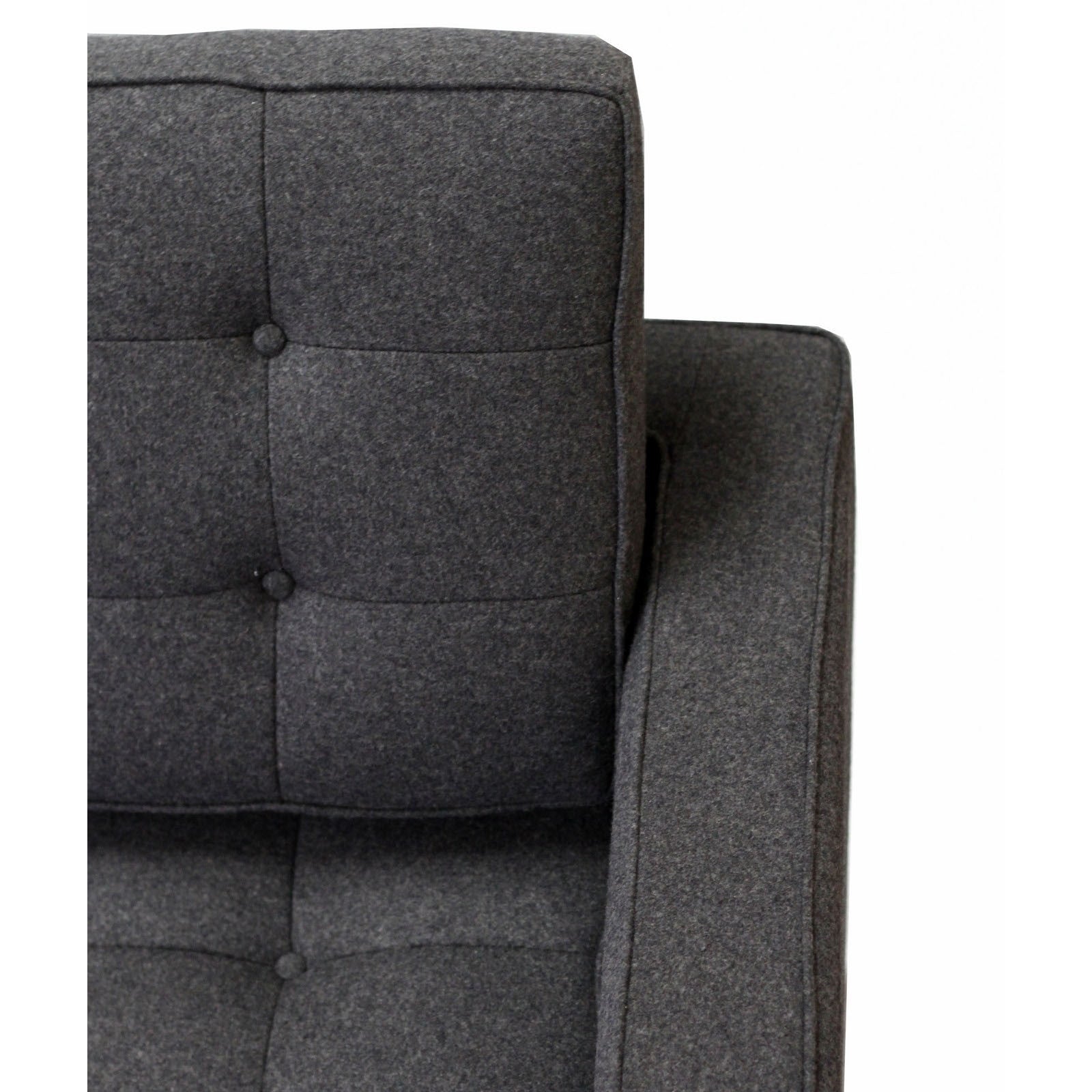 Lyte Wool Sofa Dark Gray