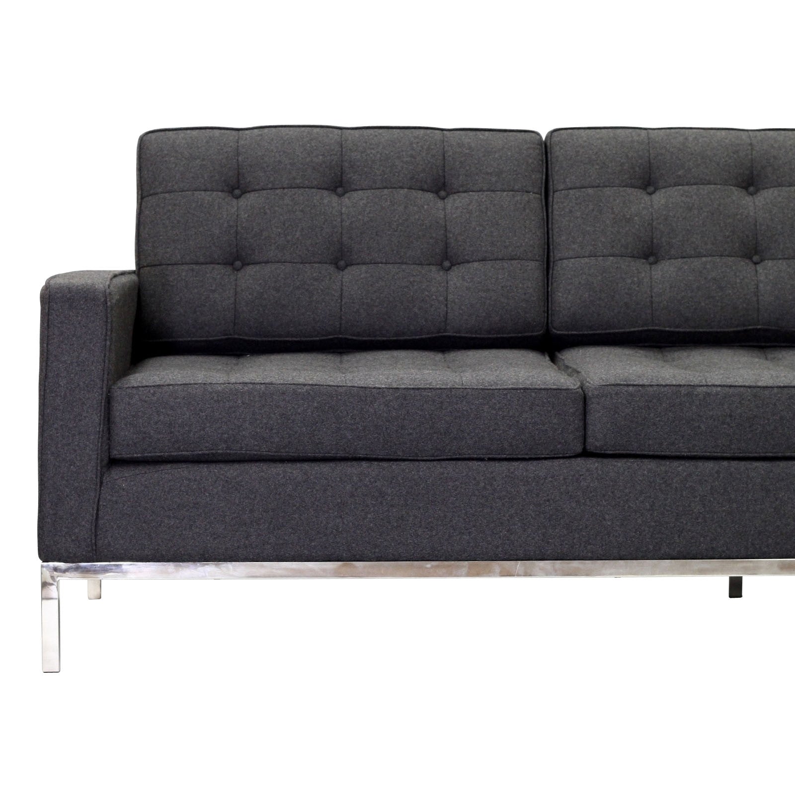 Lyte Wool Sofa Dark Gray
