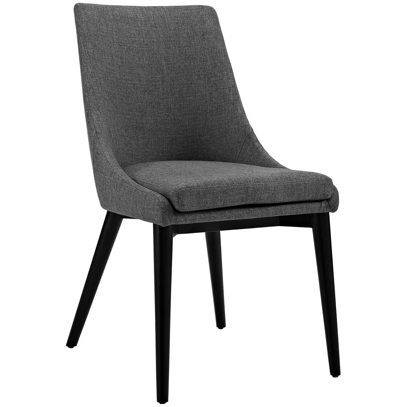 Victoria Fabric Dining Chair Gray