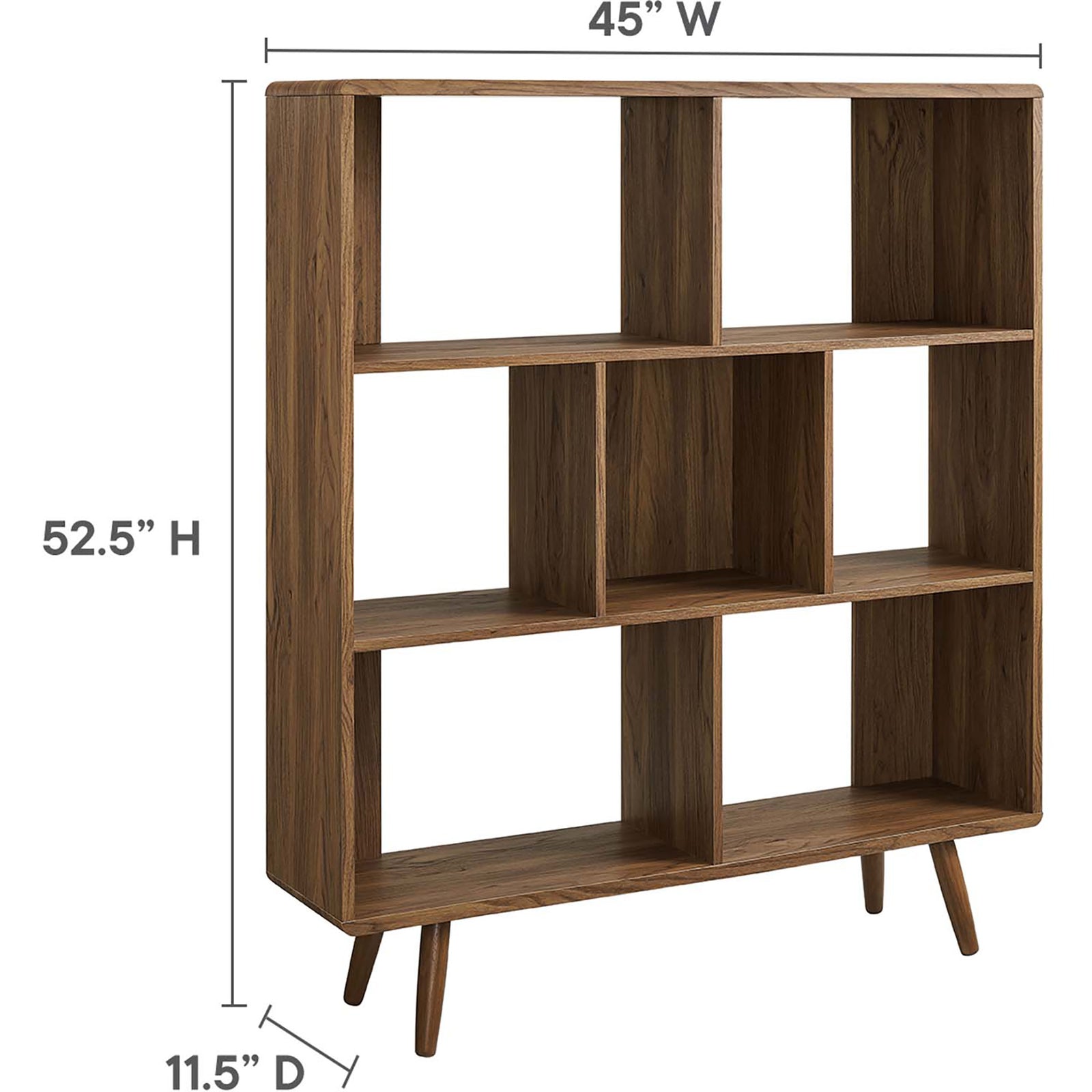 Transit Bookcase Walnut