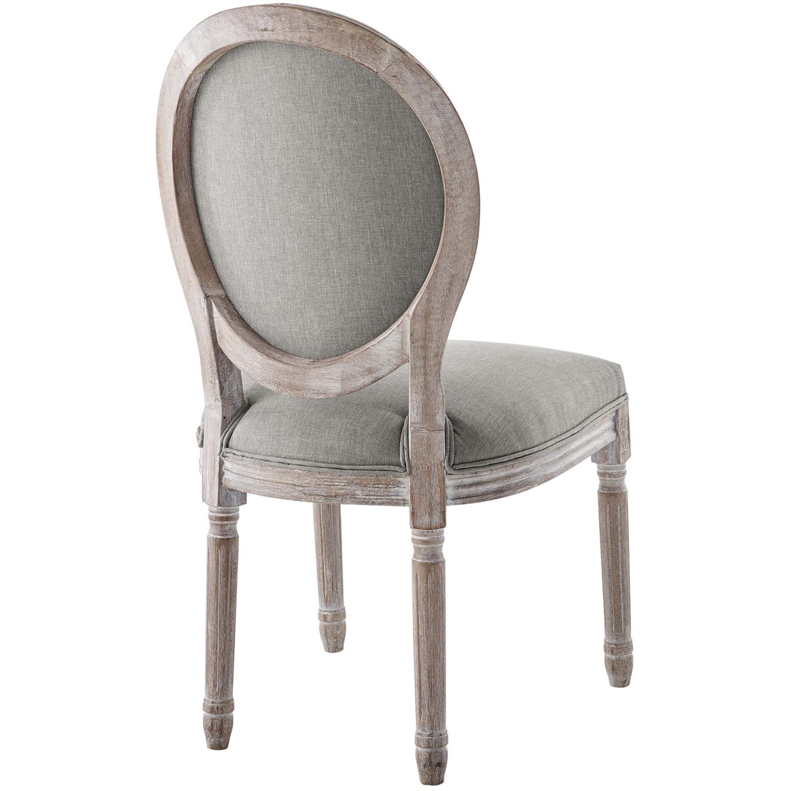 Arturo Fabric Side Chair Light Gray