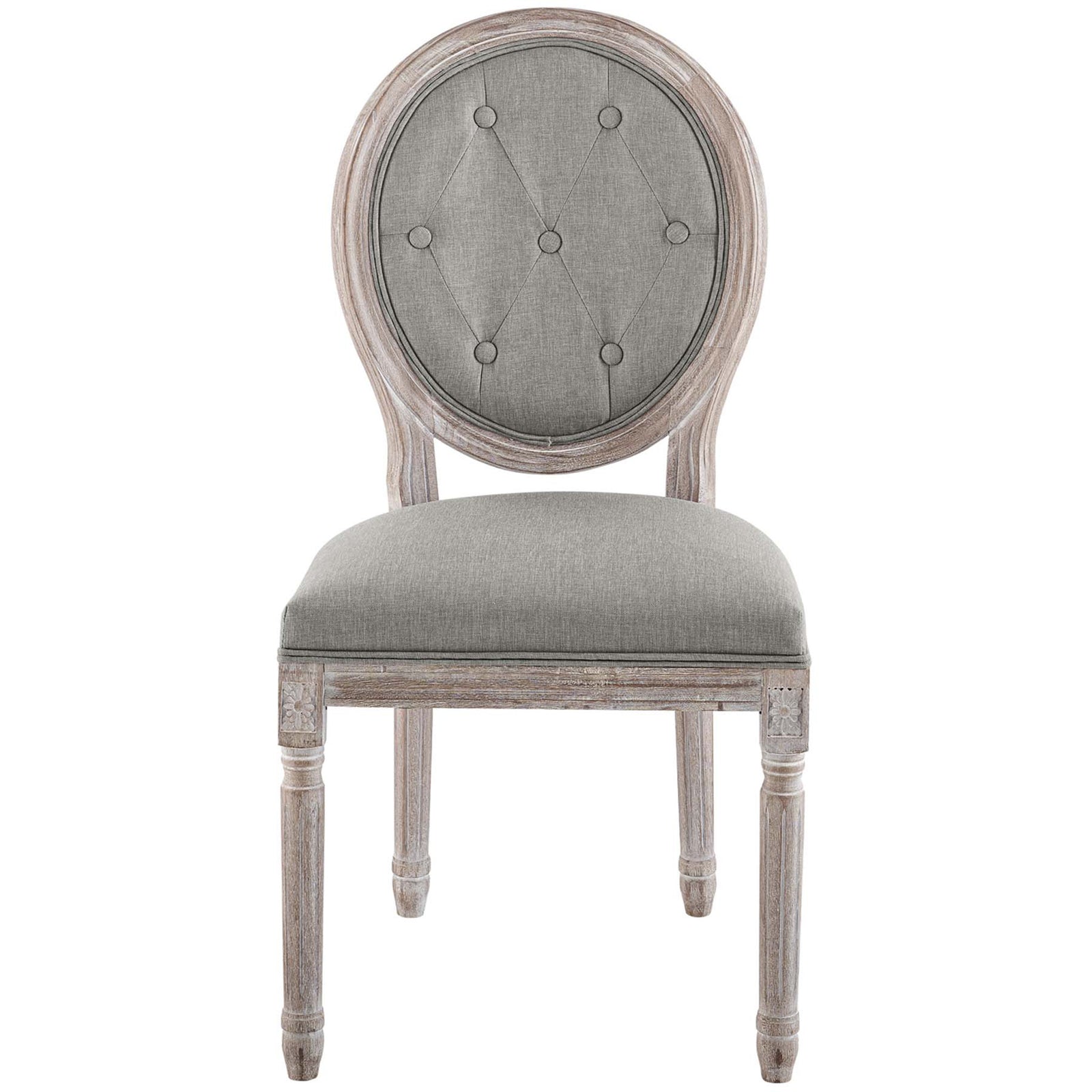 Arturo Fabric Side Chair Light Gray