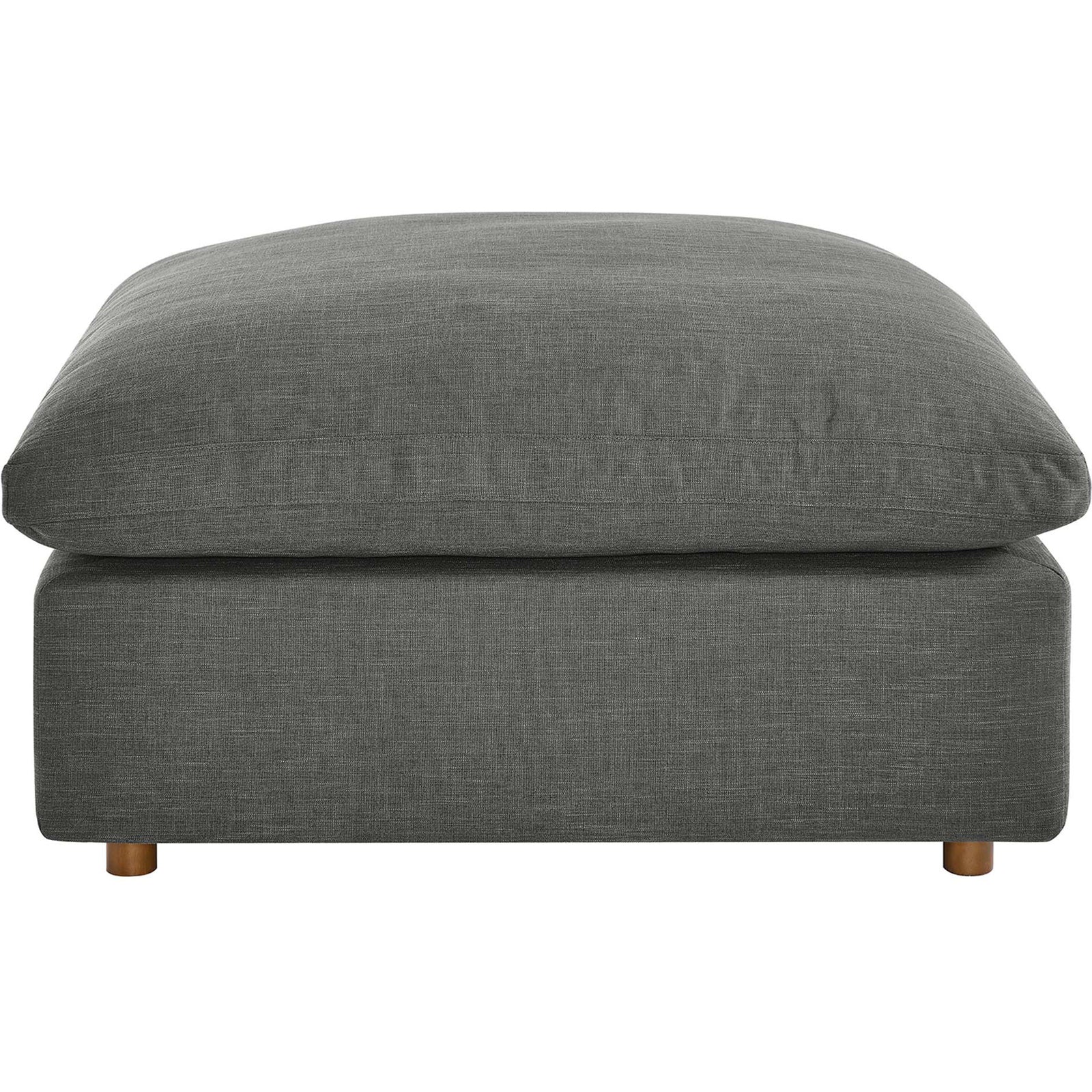 Comino Overstuffed Ottoman Gray