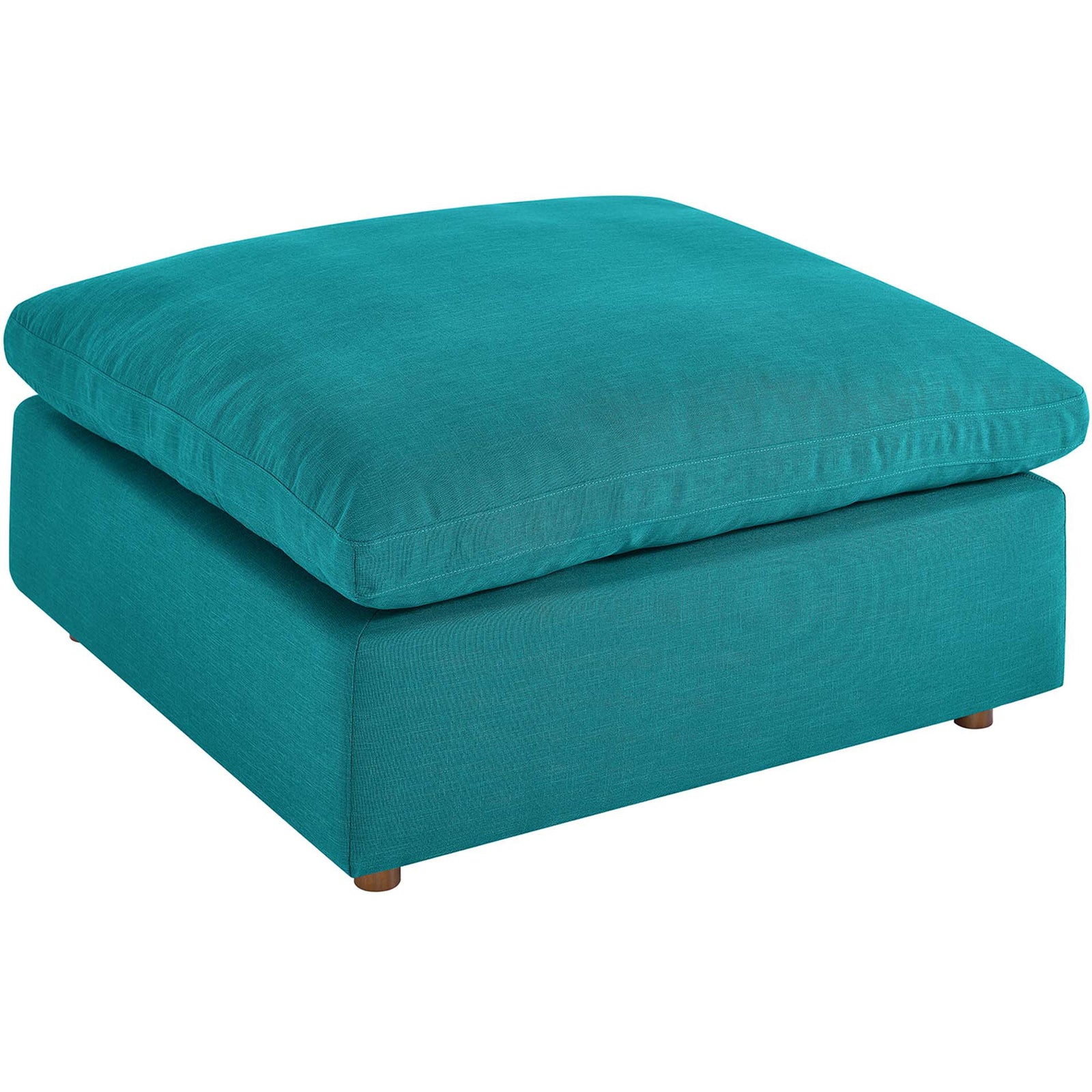 Comino Overstuffed Ottoman Teal