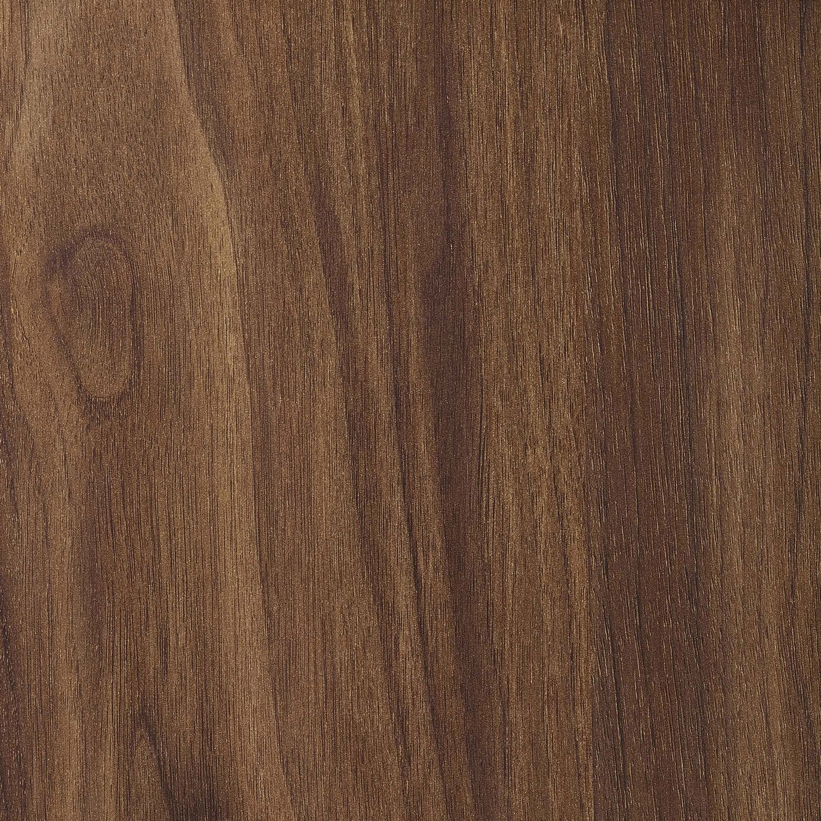 Warm walnut wood grain laminate highlights natural-inspired color variation and subtly textured surface || EEI-3345-WAL || swatch_studio