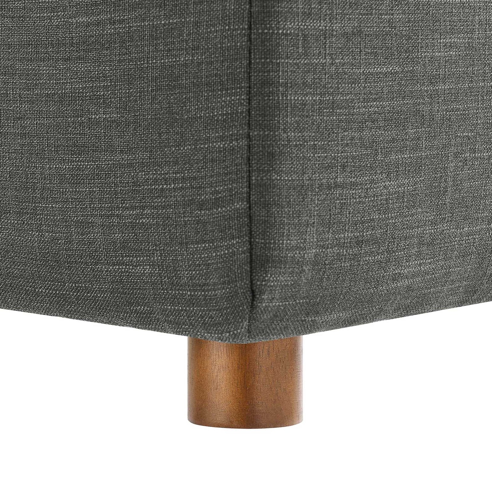 Comino Down Filled Overstuffed Loveseat Gray