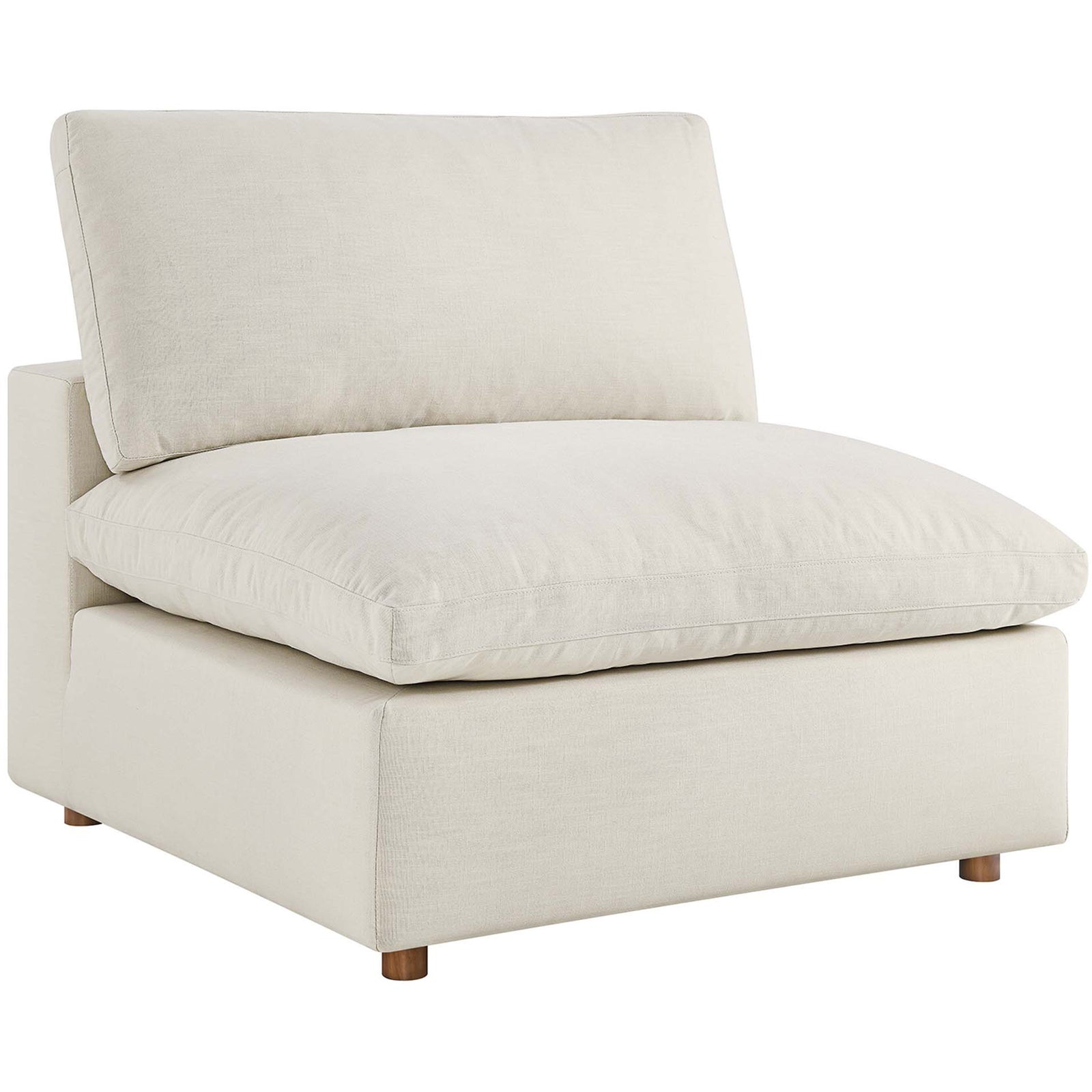 Comino Down Filled Overstuffed Sofa Light Beige