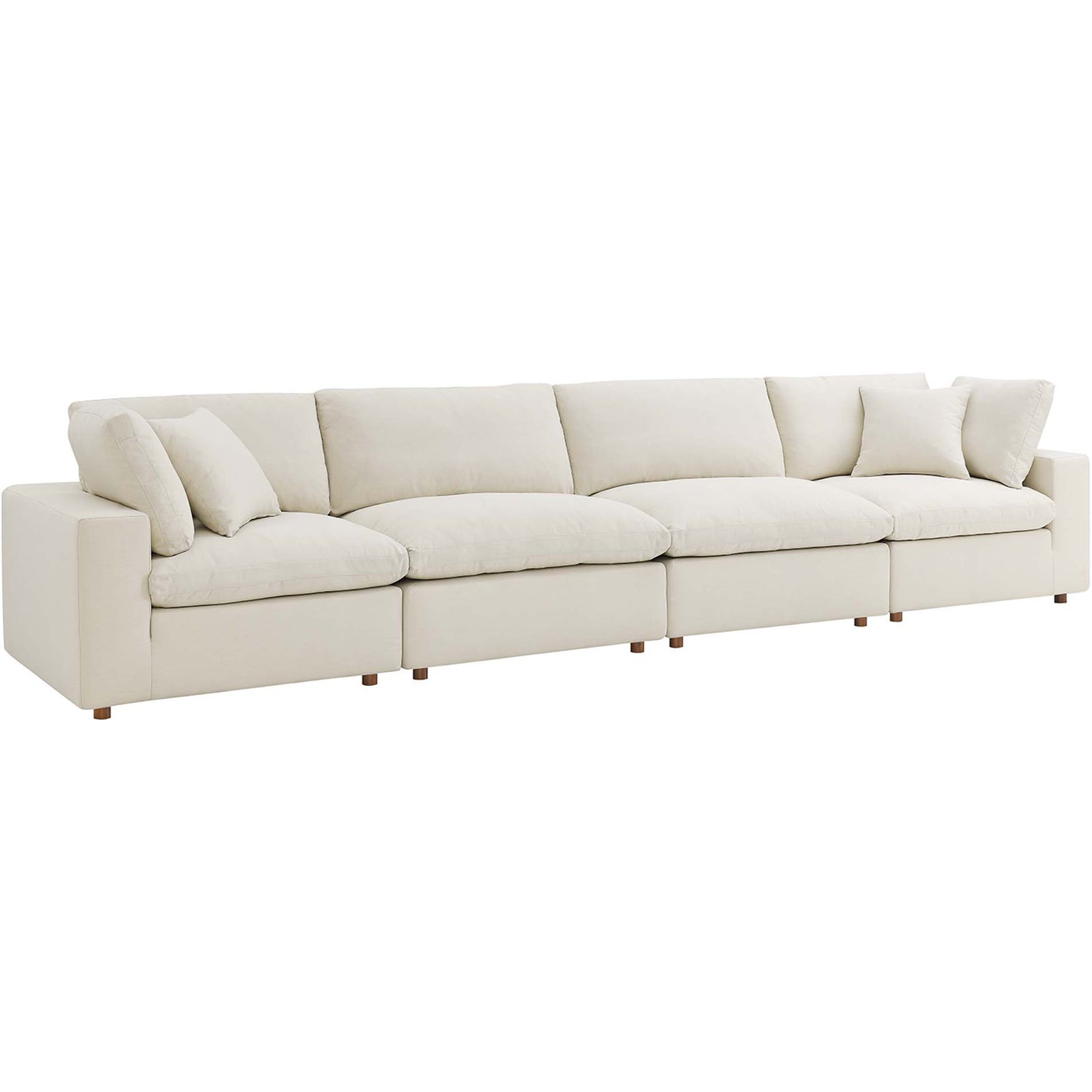 Comino 4 Piece Modular Sectional Sofa Light Beige