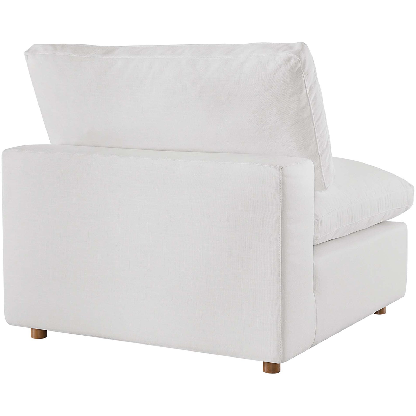 Comino 5 Piece Modular Sofa with Ottoman Pure White