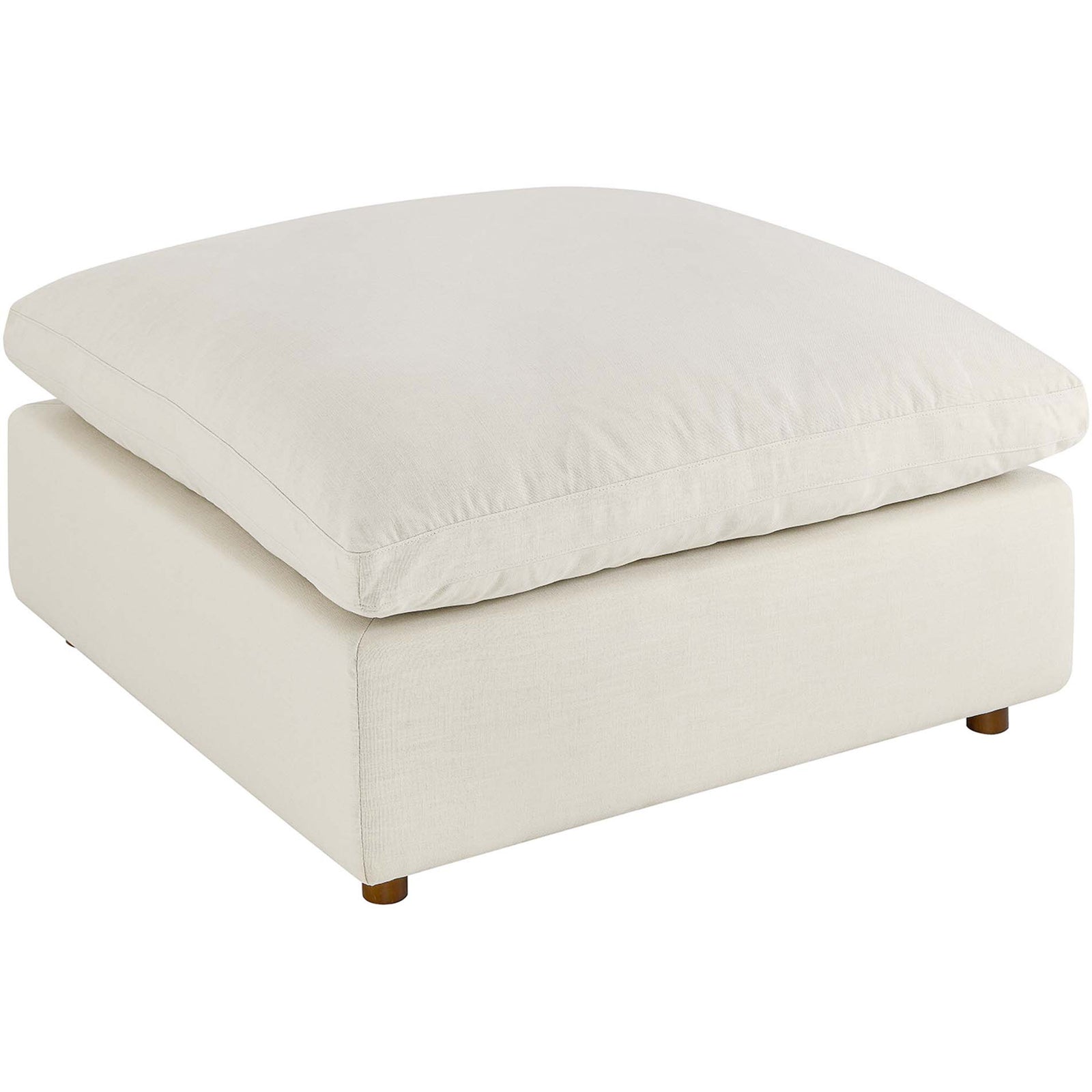 Comino 6 Piece Modular Sofa with Ottomans Light Beige