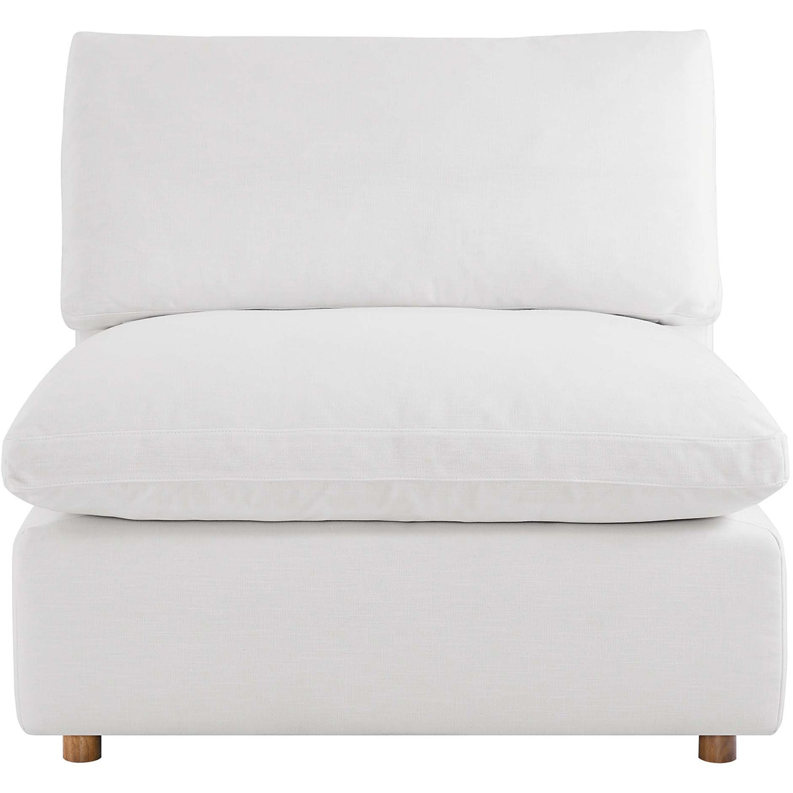 Comino 6 Piece Modular Sofa with Ottomans Pure White